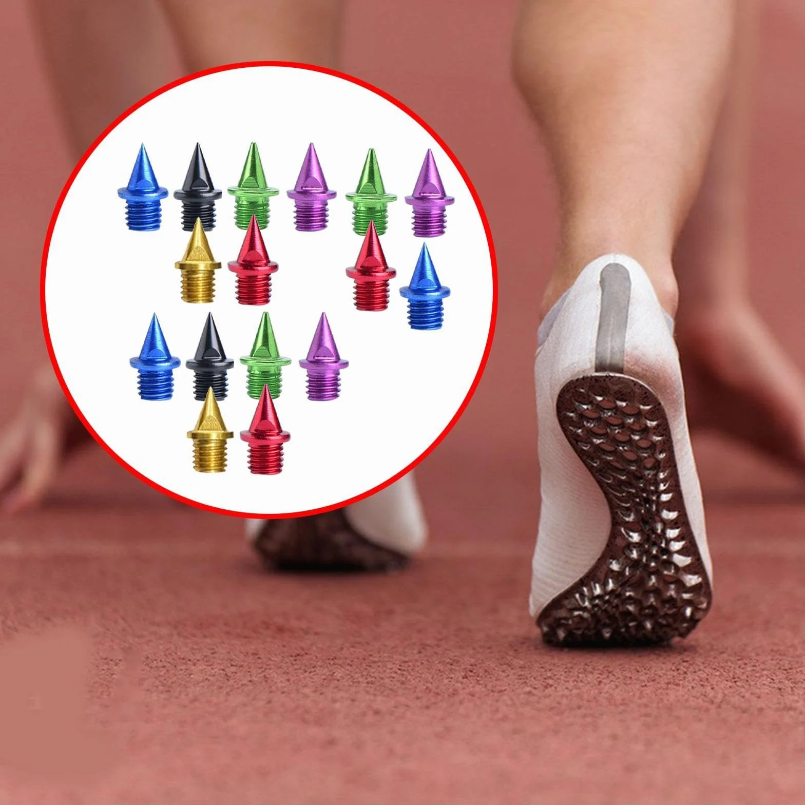 Perfeclan chiodi da corsa per scarpe da pista, chiodi di ricambio per competizione all'aperto