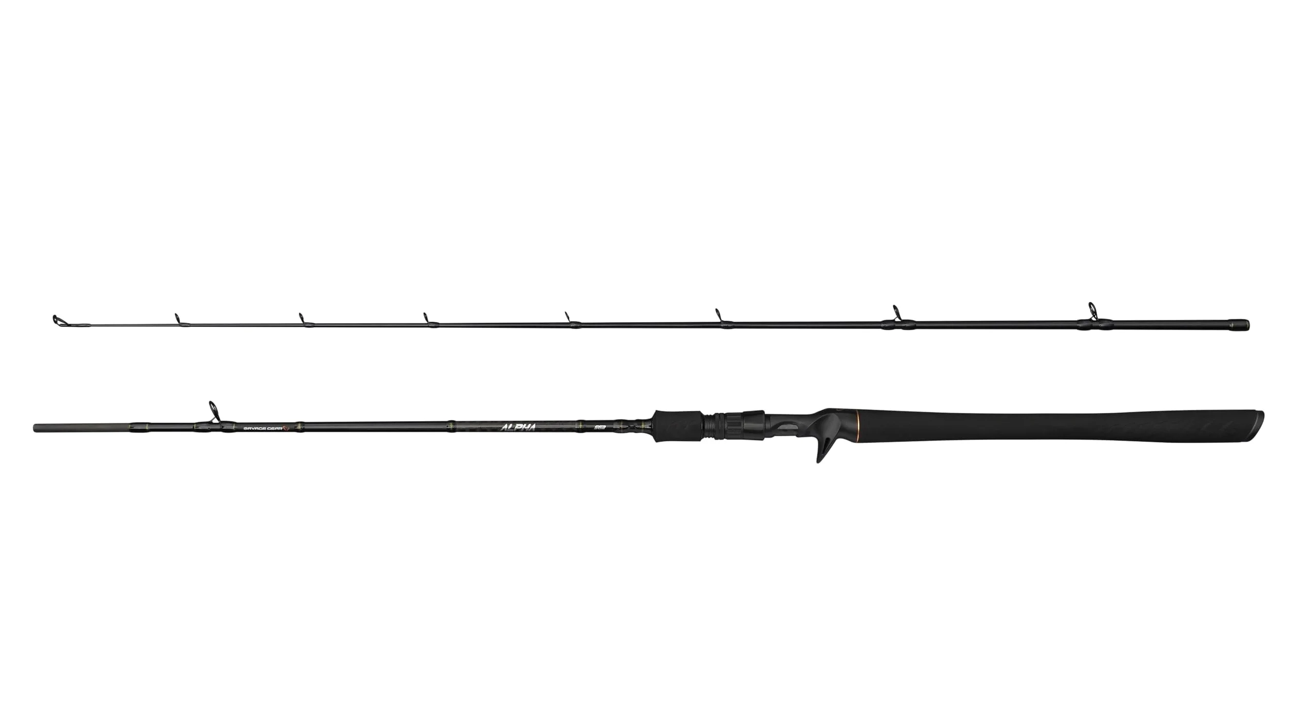 Savage Gear Alpha SG2 Jerkbait Baitcasting Canna da pesca | Canna da lancio per predatori d'acqua dolce per jerkbait e pesci di grossa taglia | Blank in carbonio 24+30T | Opzioni multiple