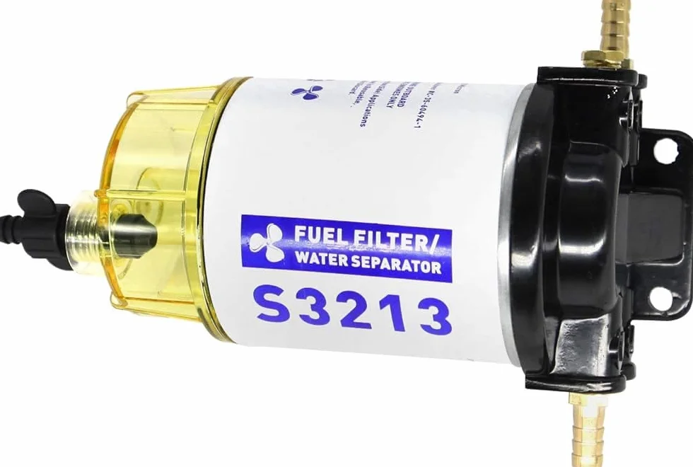 Filtro separatore acqua carburante 10 micron per barca
