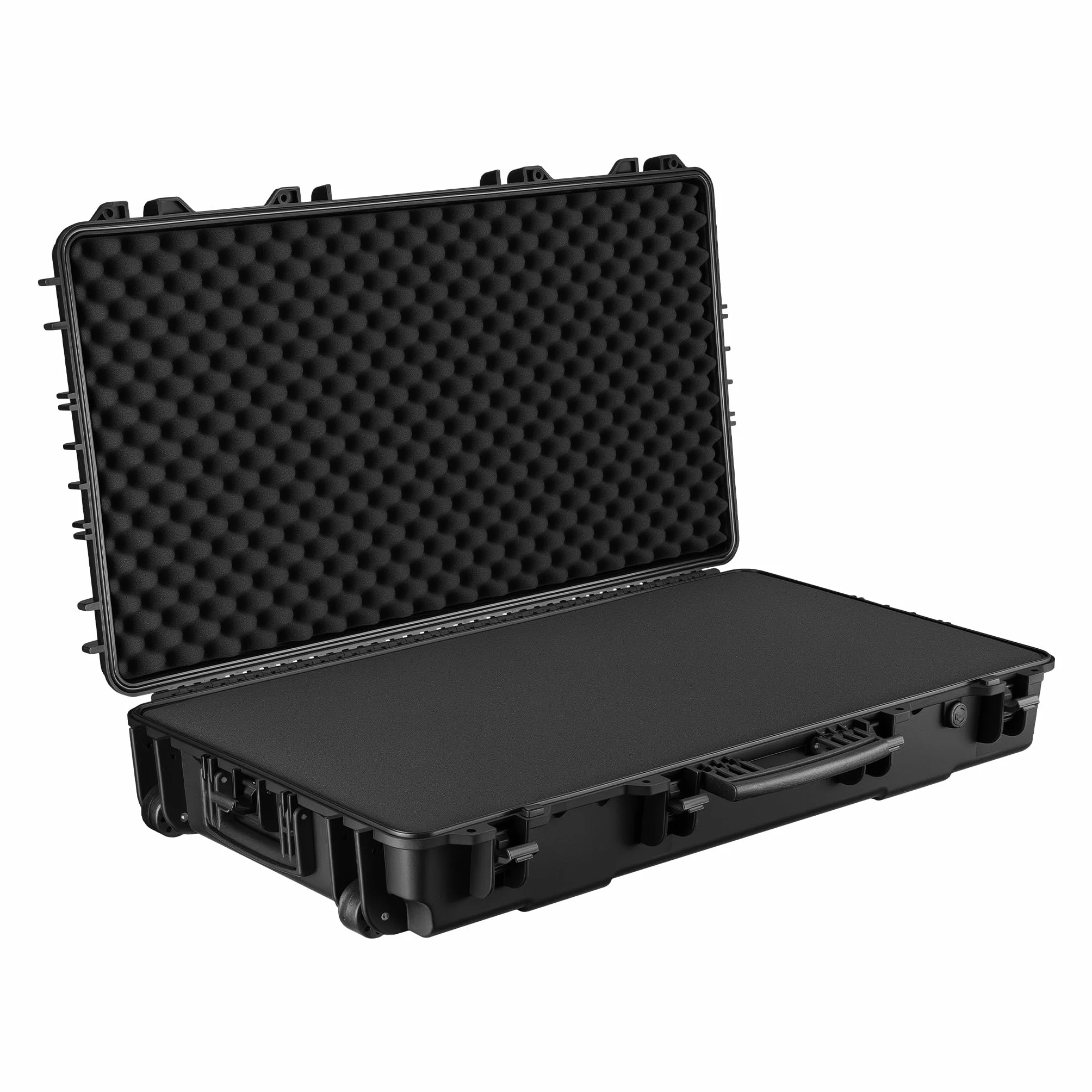 Wiltec Valigetta porta armi, Custodia Trolley per fucili, interno imbottito antiurto