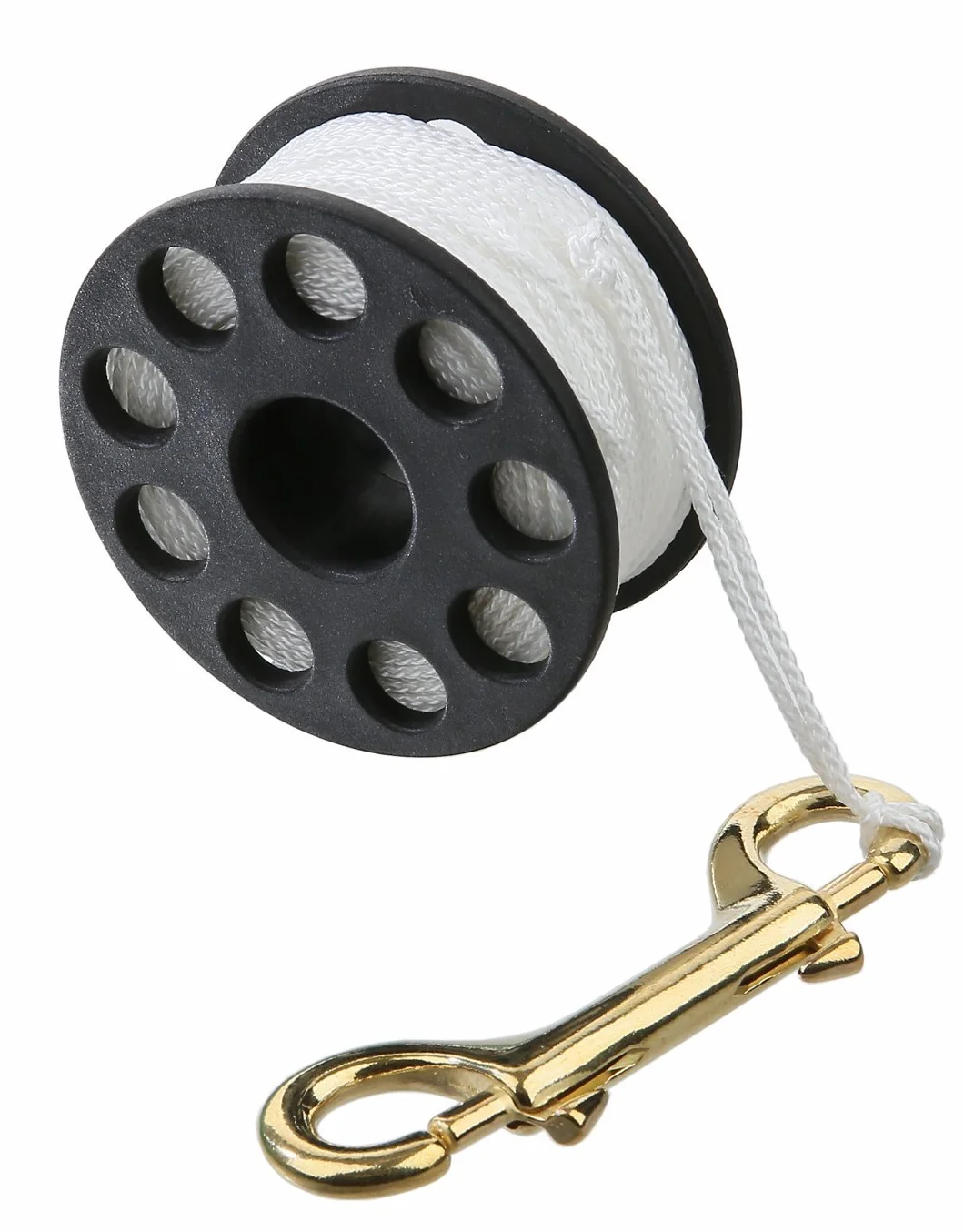SEAC Sub Mulinello Spool Reel con Doppio Moschettone E Sagola