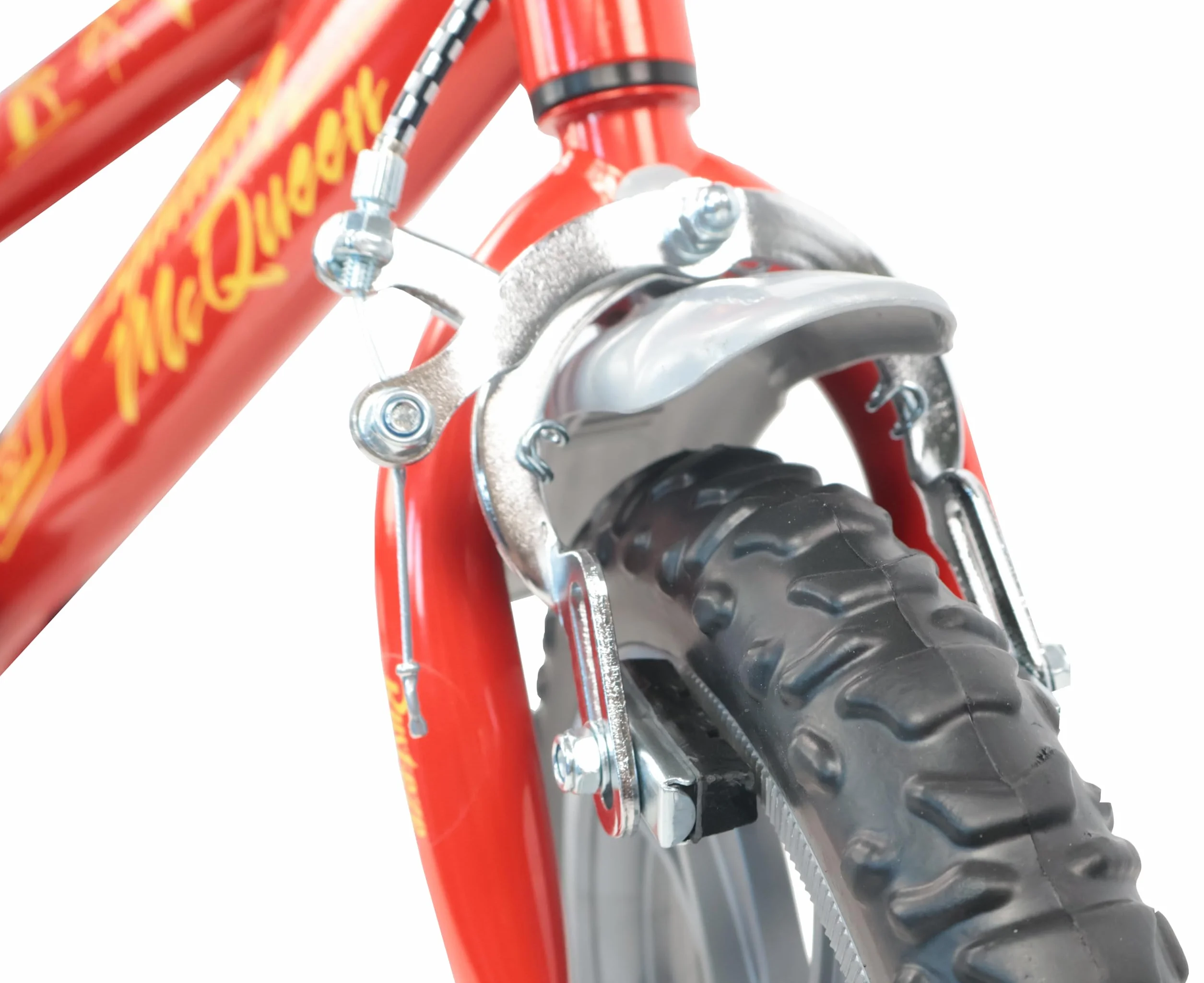 Denver Bike Bicicletta Bambino 12 Pollici Licensed Cars, 2-4 Anni, Rotelle Removibili, Freno Anteriore Caliper, Telaio Acciaio, Ruote EVA Antiforatura