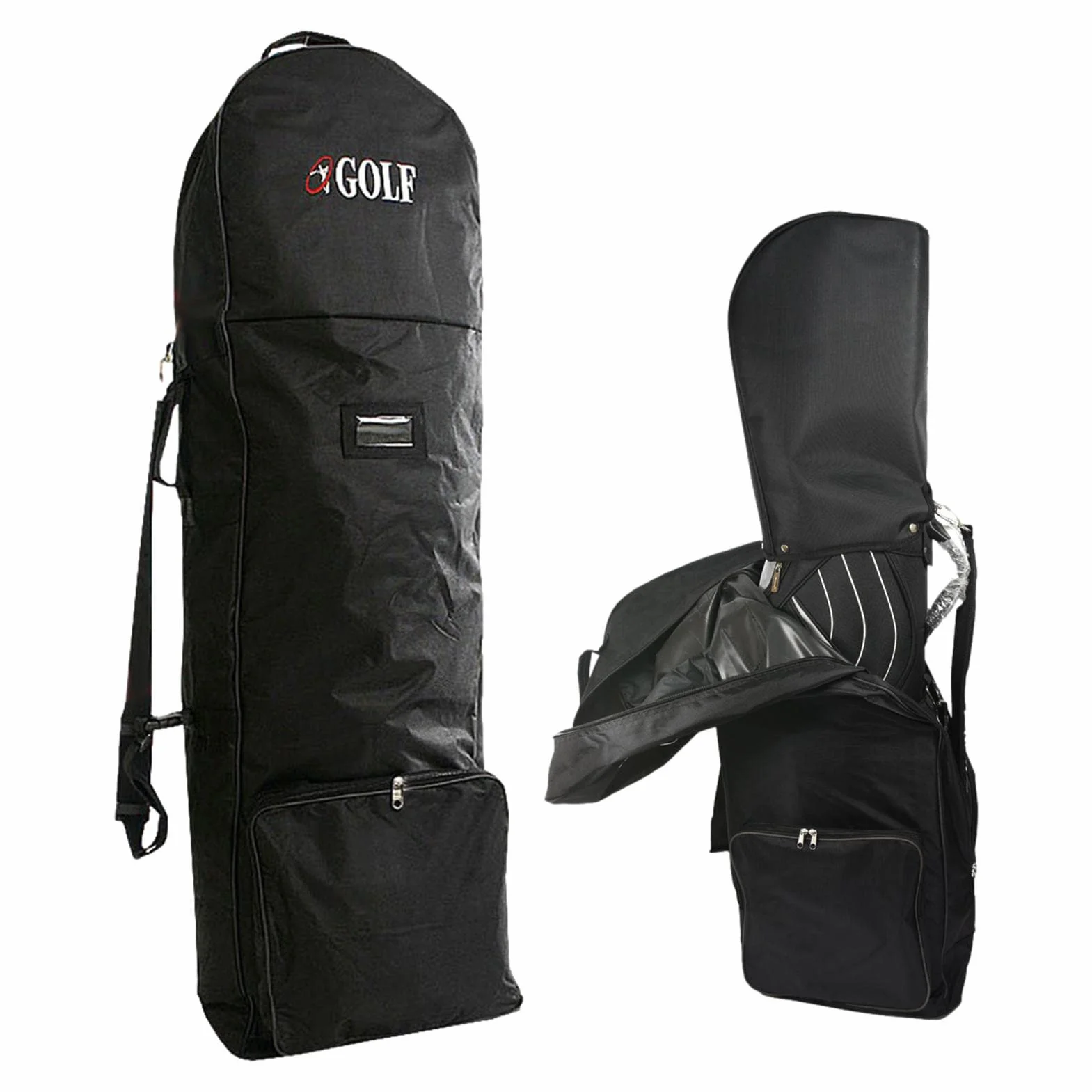 Teksome Borse da Viaggio da Golf - Sacca da Golf da Viaggio con Ruote | Poliestere 600D, Cinturino Regolabile, Custodia da Viaggio per Mazze da Golf, da Viaggio per compagnie aeree