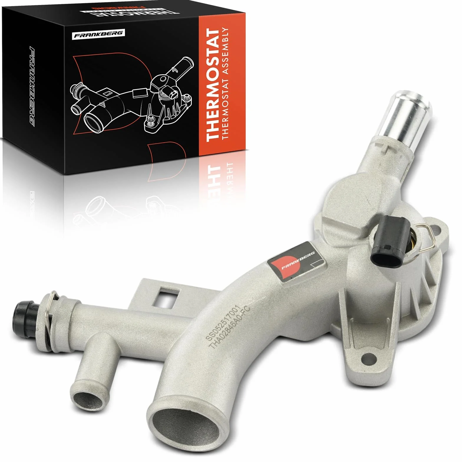 Frankberg Tubo di distribuzione del riscaldamento Uscita tubo Benzina Compatibile con Mokka/Mokka X J13 1.4L Zafira Tourer C P12 1.4L Meriva B MPV S10 1.4L Adam M13 1.4L Astra J GTC 1.4L 902-846