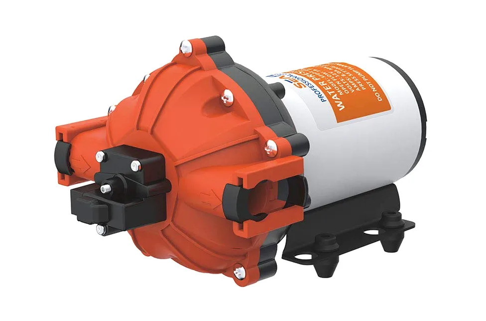 Seaflo Pompa dell'acqua ad alta pressione da 12 volt 18.9 l/min 5.0 GPM 70 PSI con interruttore automatico per barche marine, camper e veicoli automotori