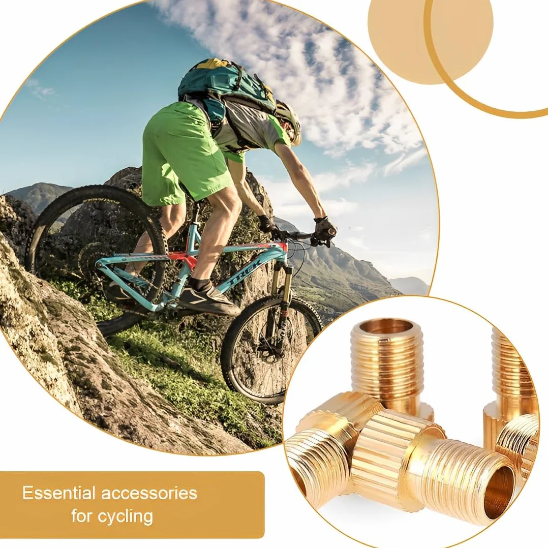 Adattatore per valvola bicicletta con anello di tenuta per valvola francese e auto