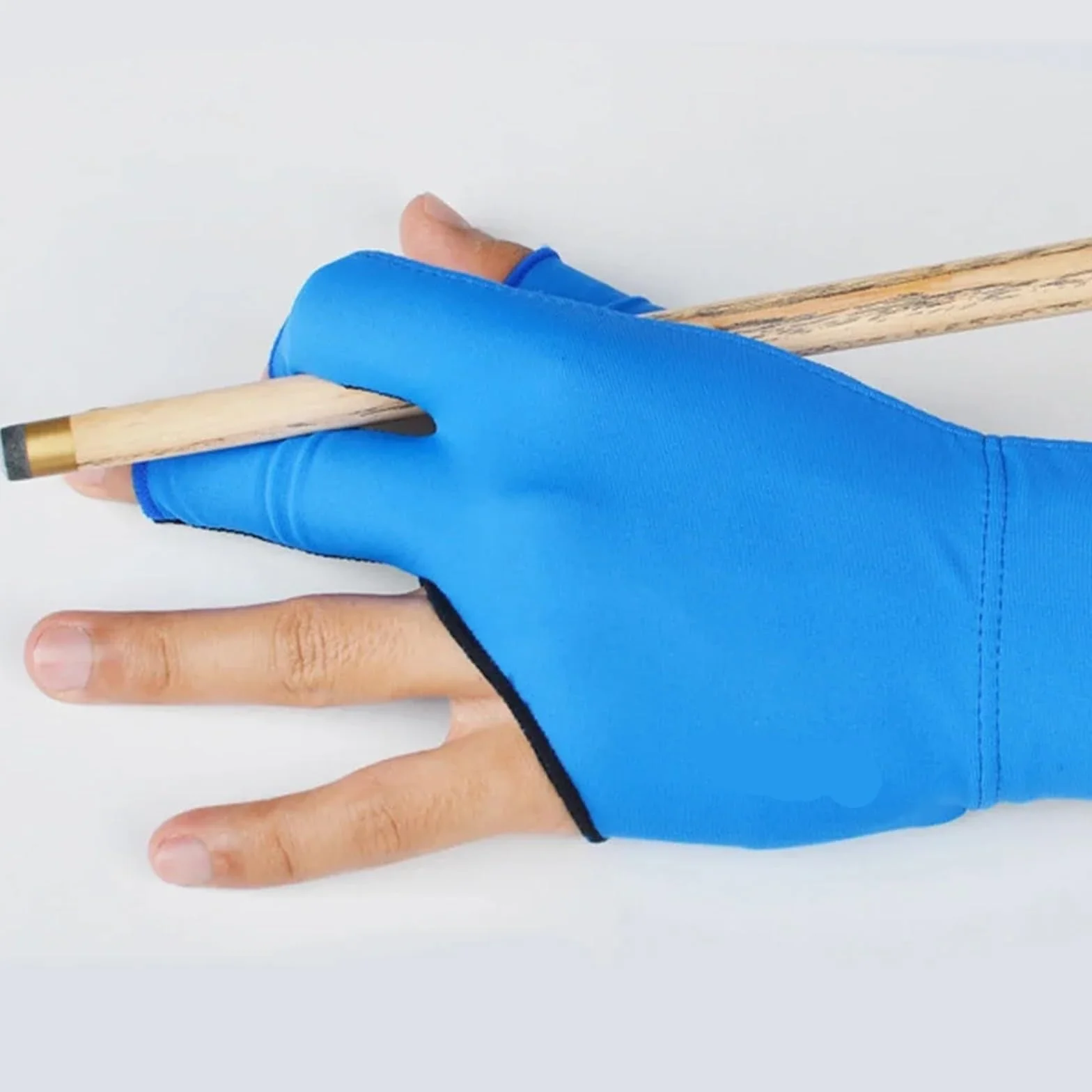 Guanti Da Biliardo Snooker Traspiranti Resistenti All'usura 1 Paio Accessori A Tre Dita