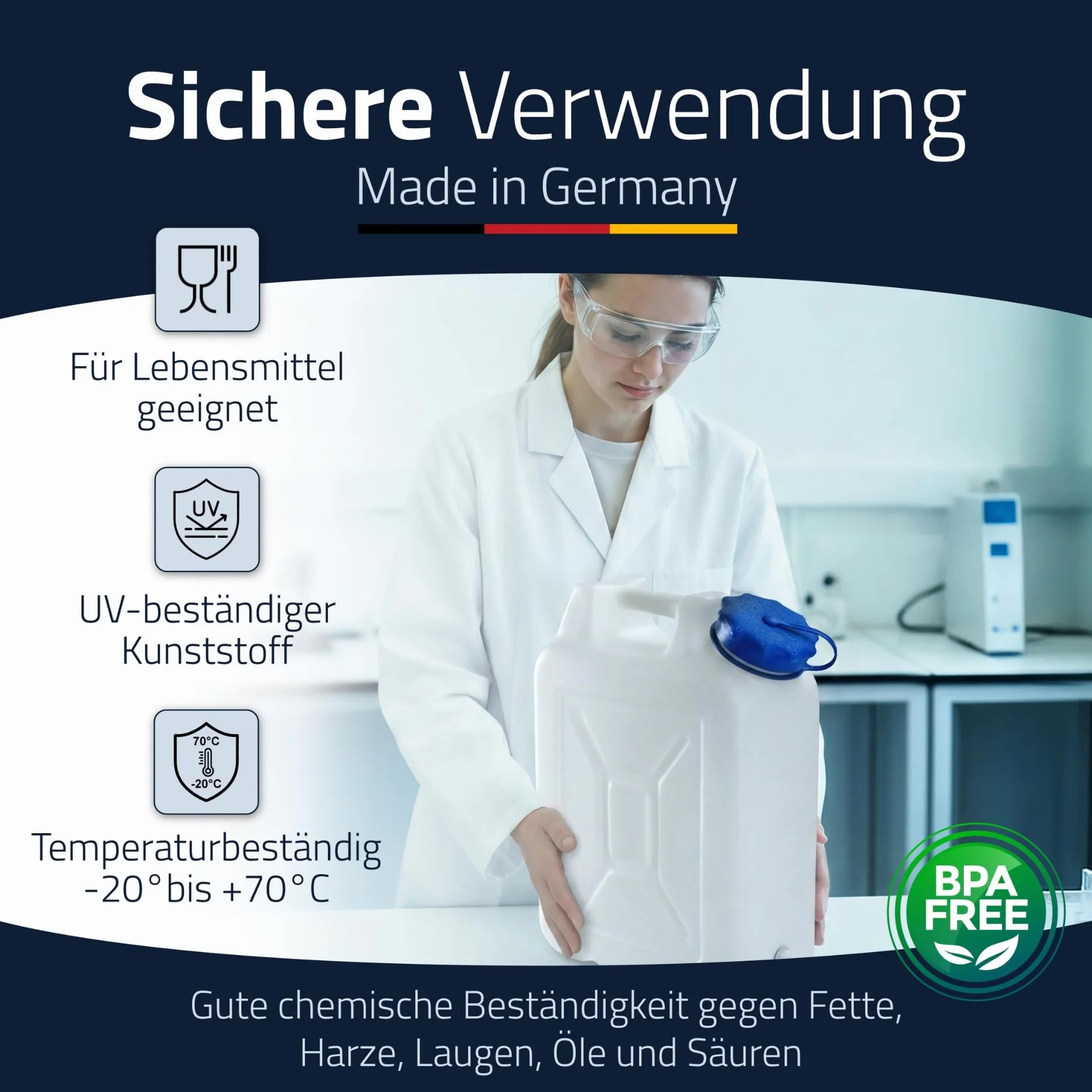 Kayser gmbh Spalancando lattine bocca 22l-d.88 mm b.370xh.475xt.180mm a.hdpe