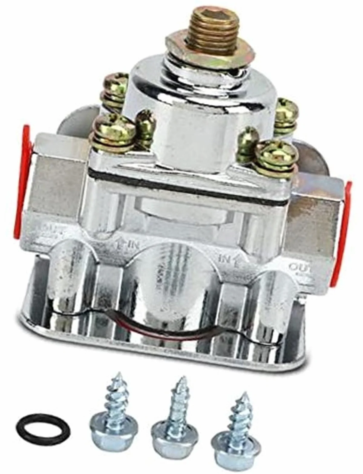 Regolatore pressione carburante, regolatore pressione carburante carburatore da 4‑1/2 a 9 Psi Porta NPT da 3/8 pollici in lega di zinco 12‑803, for Holley Regolatore di pressione del carburant