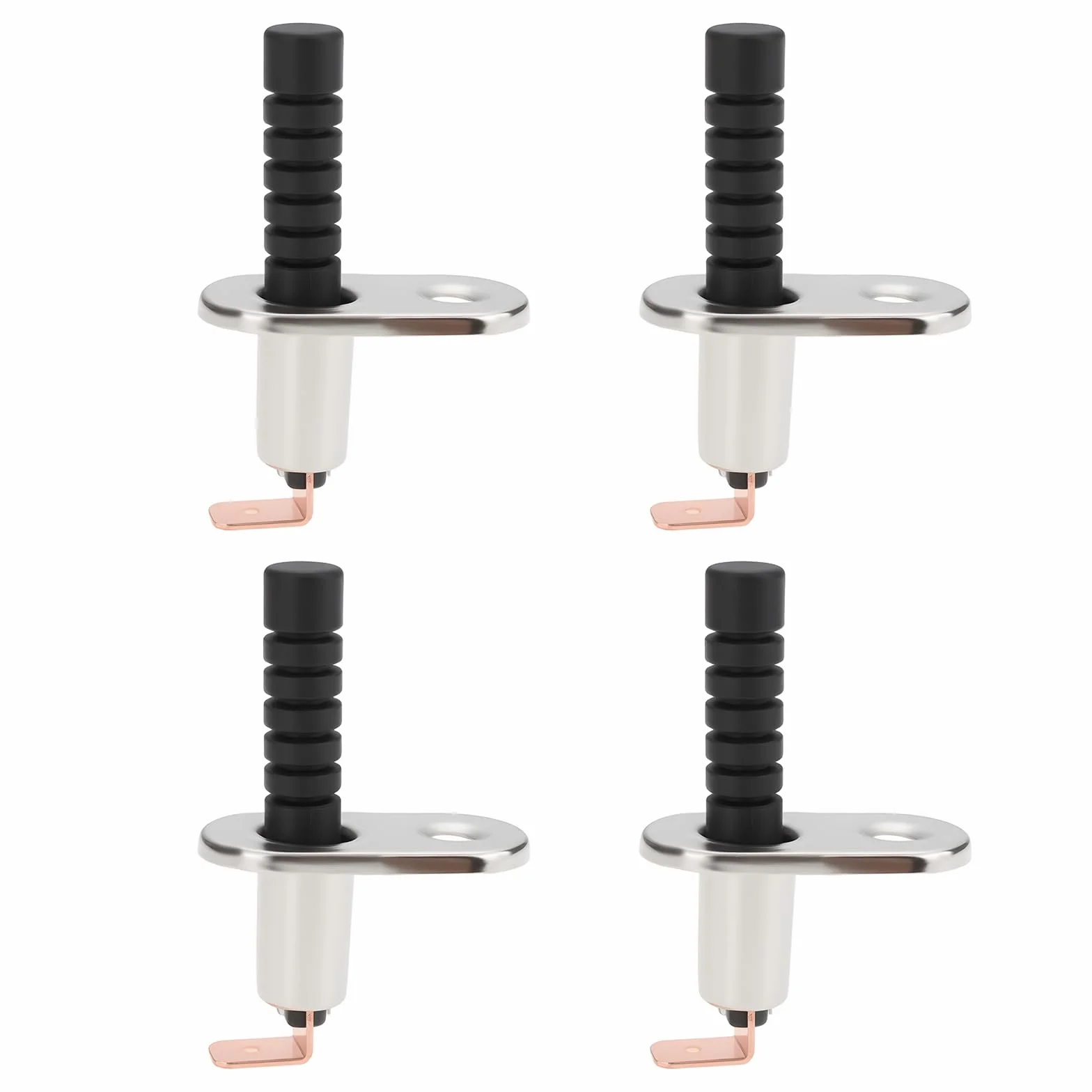 EMSea 4PCS Auto Door Pin Switch ASW-18-3 20A 12VDC Compatibile con Interni del Veicolo Luce Cappuccio Tronco Allarme
