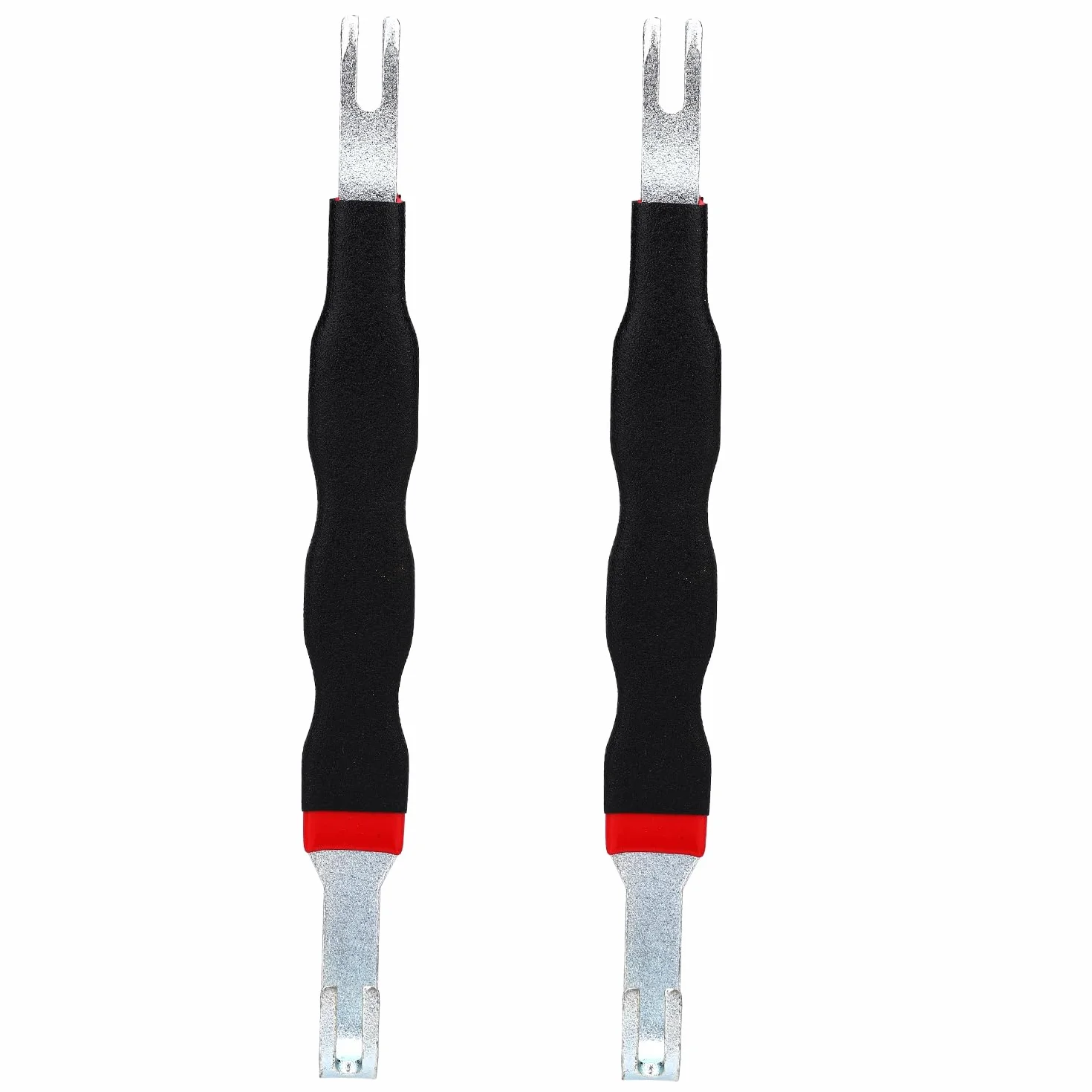 2 Pezzi Connettore Elettrico Terminale Automobilistico, Pinze Sconnessione Elettrica Connettore a Spina Automobilistico Strumento di Sconnessione Universale per Auto Camion (Nero)