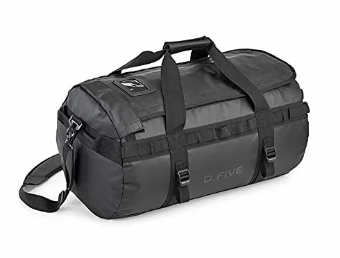 D.FIVE DUFFLE BAG ZAINO BORSA WATERPROOF NERO 55 LITRI DEFCON 5