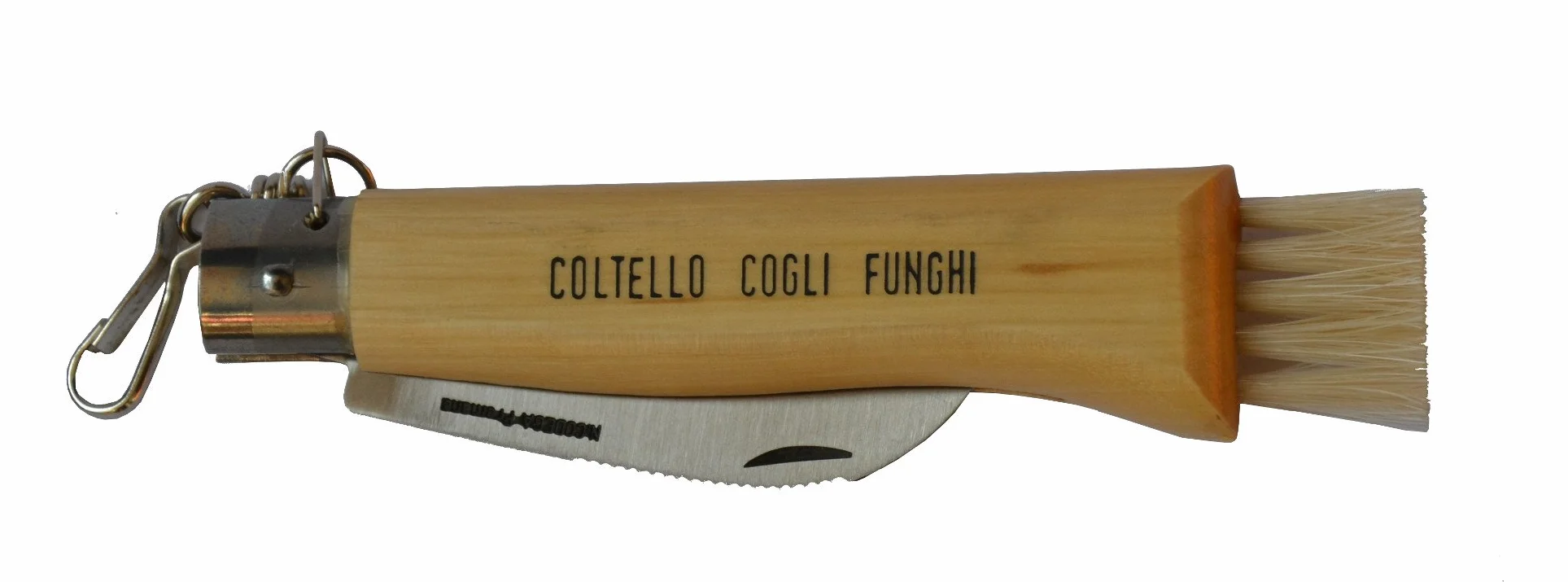 GIFAZ Coltello per Funghi - PERSONALIZZATO - (Caccia e Pesca | Legno di Faggio