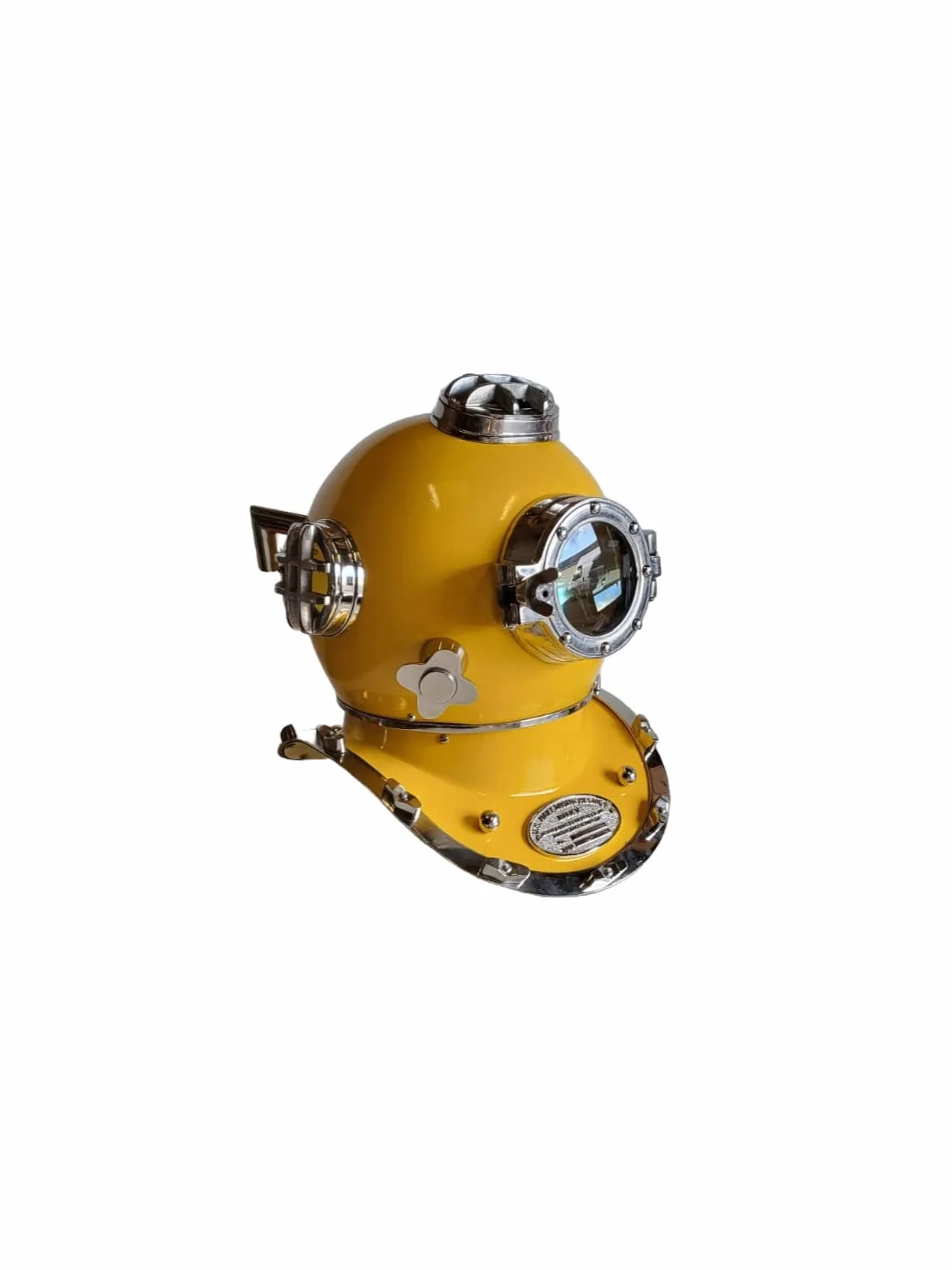Casco da immersione in ottone massiccio vintage per ufficio casa