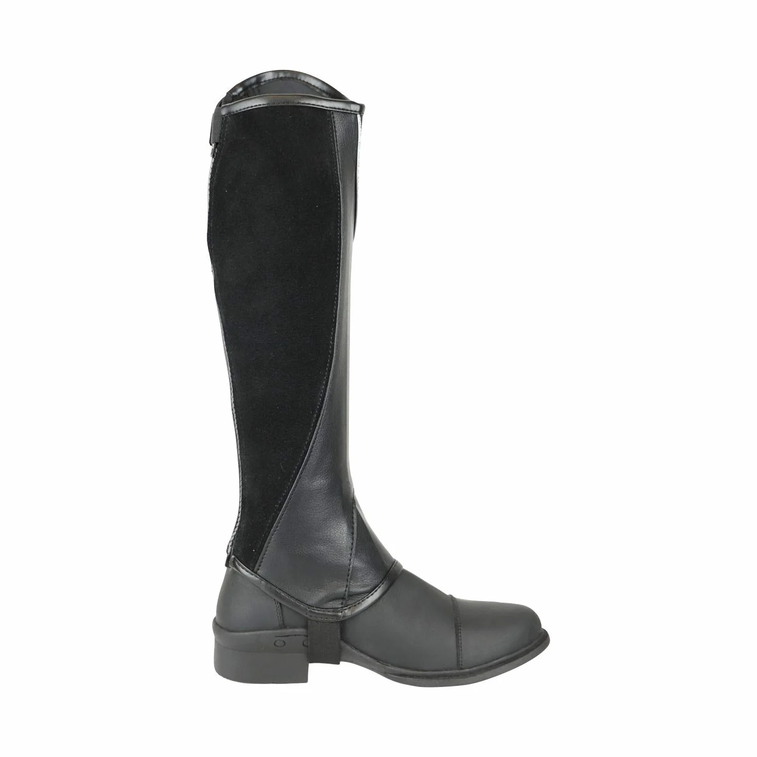 AK Bit Chain Horse Riding Half Chaps Mezza Cappotti with Additional Leather Protection AKRS-1864