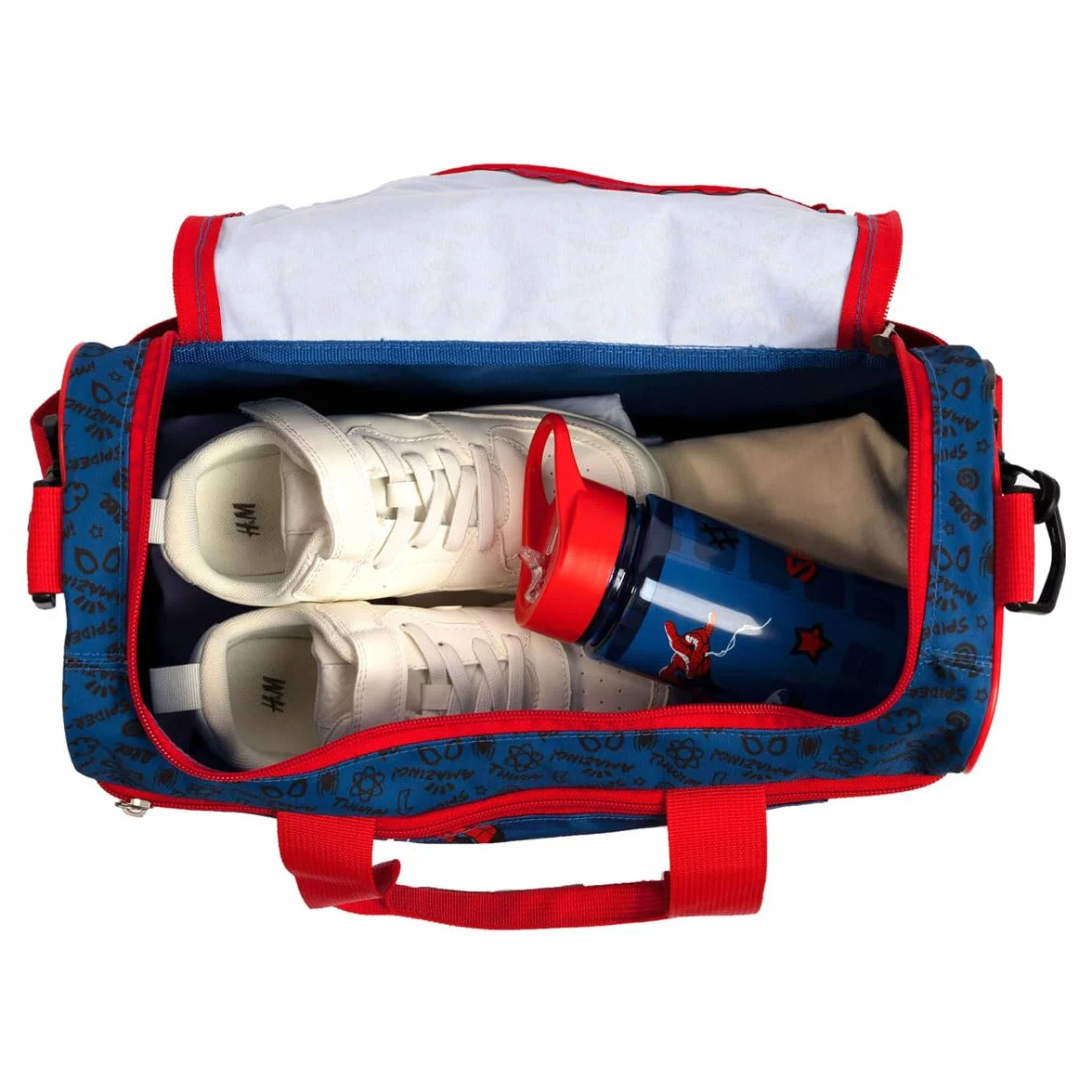 Spider-Man Borsa Sportiva Bambini 33 x 22 x 10 cm 8 Litri Blu/Rosso