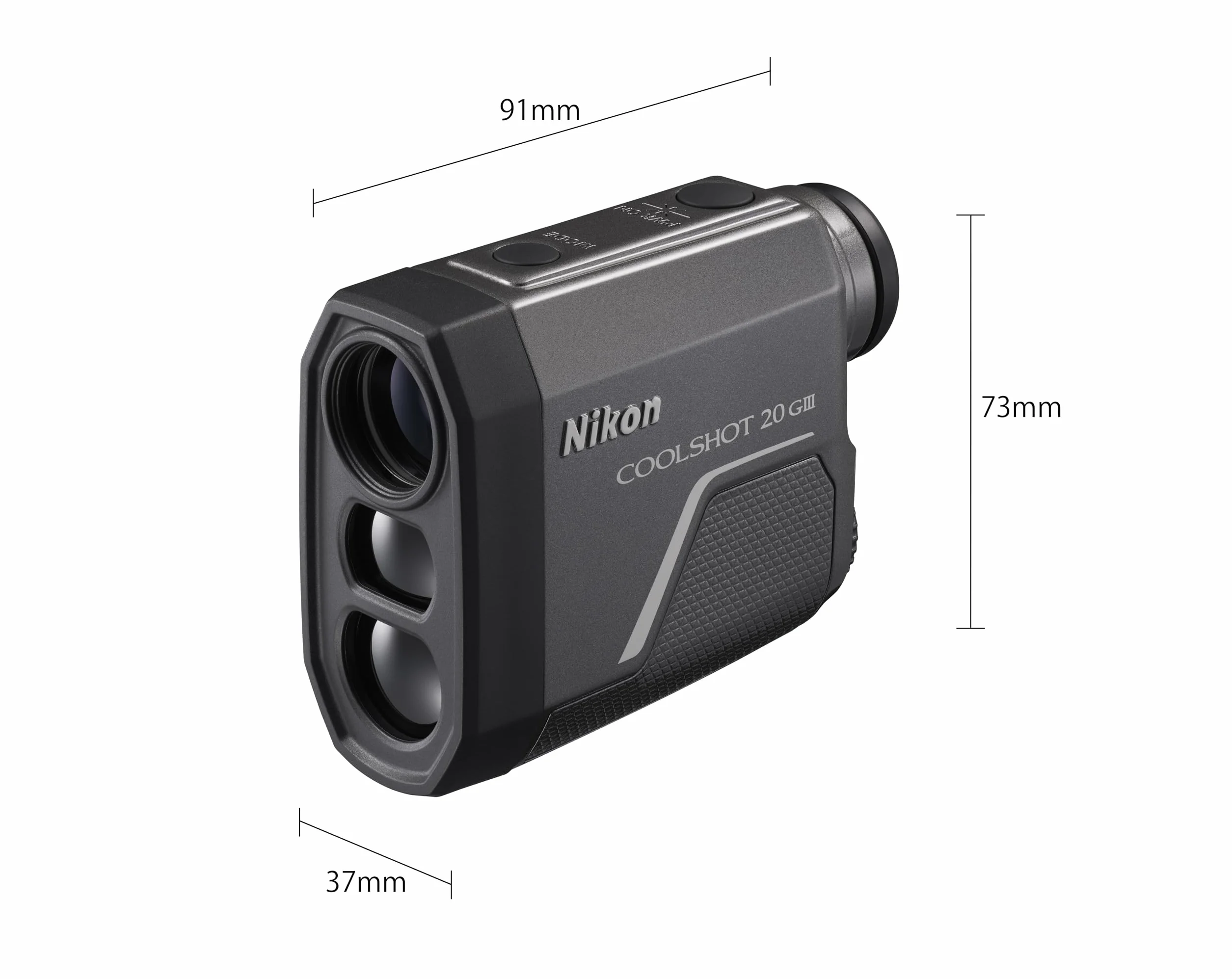 Nikon Coolshot 20 GIII, Telemetro da Golf, Compatto, Semplice ed Accurato, Nero