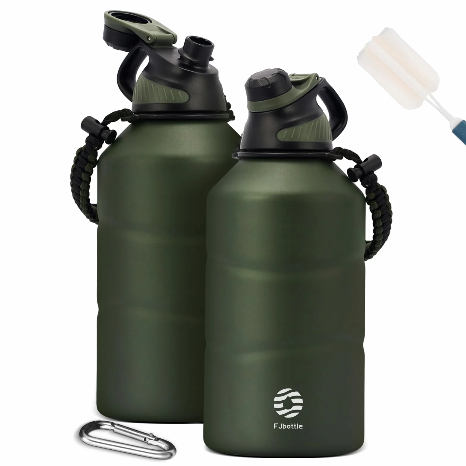 Fjbottle Borraccia Termica 1900ML Acciaio Inox Senza BPA Sportiva con Tappo Magnetico