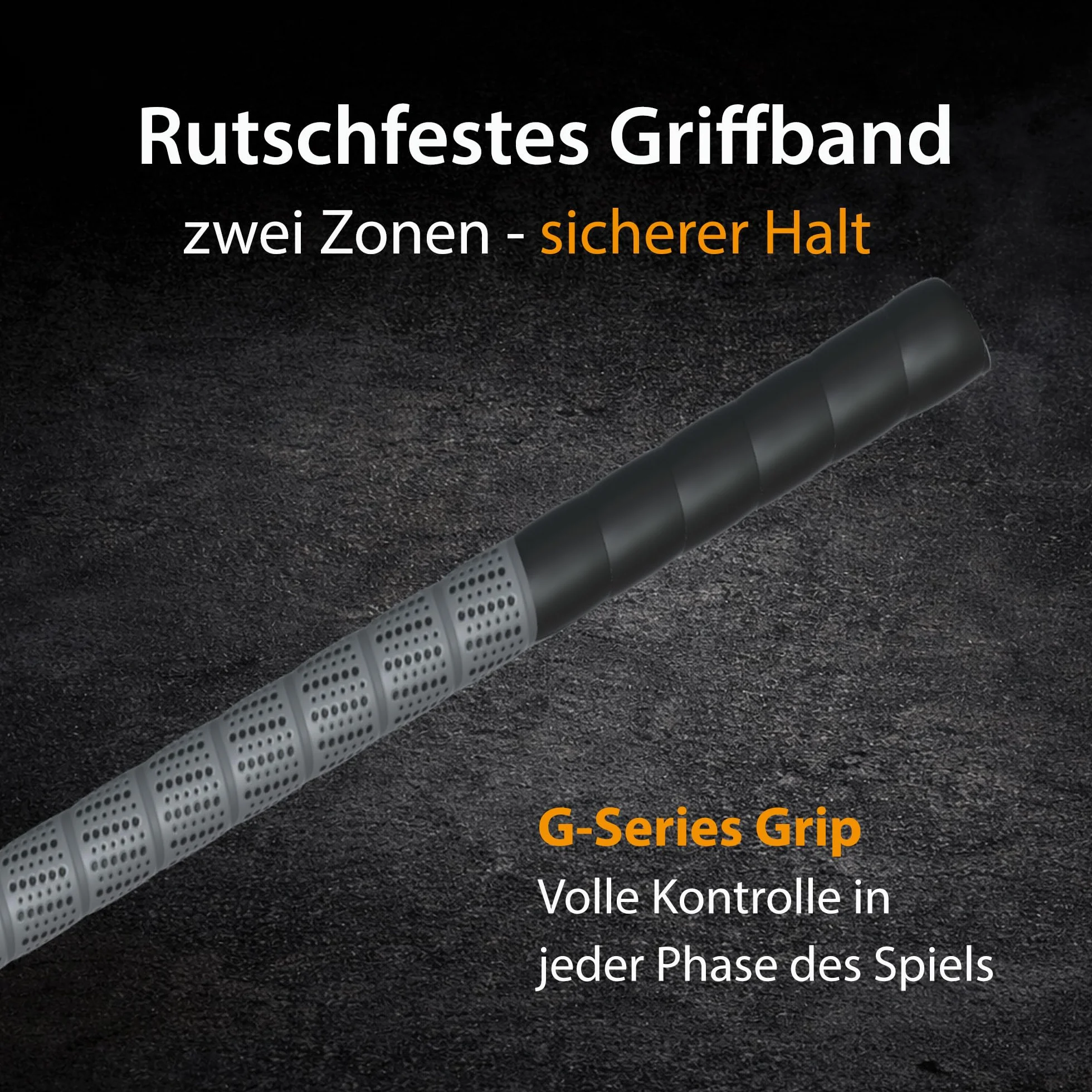 FAT PIPE Floorball Racchetta da Hockey Zack 33 Bone Orange IFF