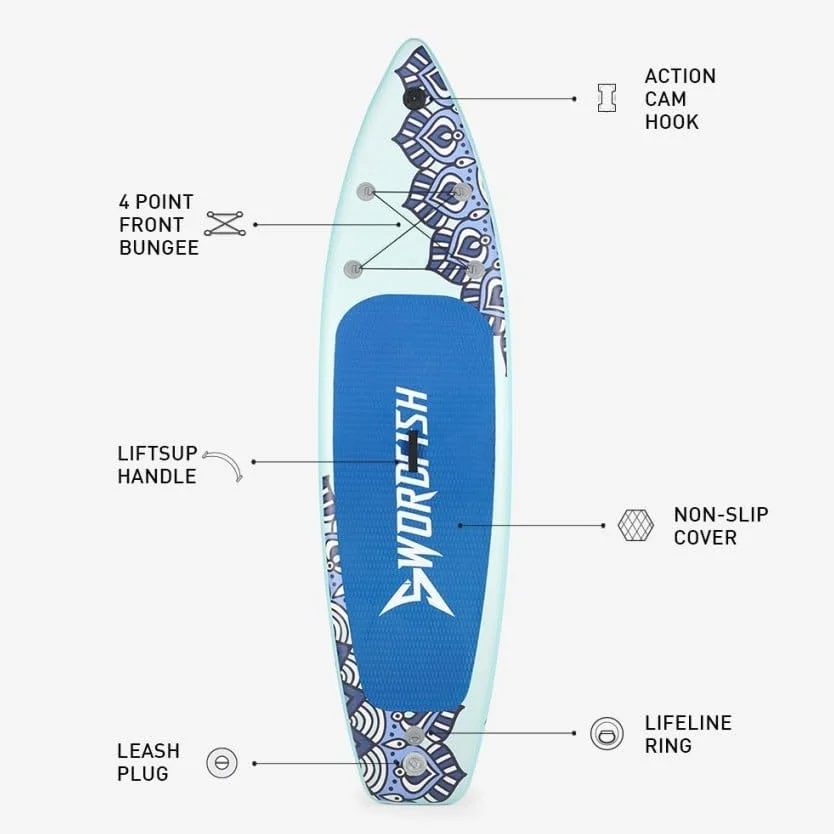 Mantra Junior SUP Stand Up Paddle Tavola Gonfiabile 8'6 260cm