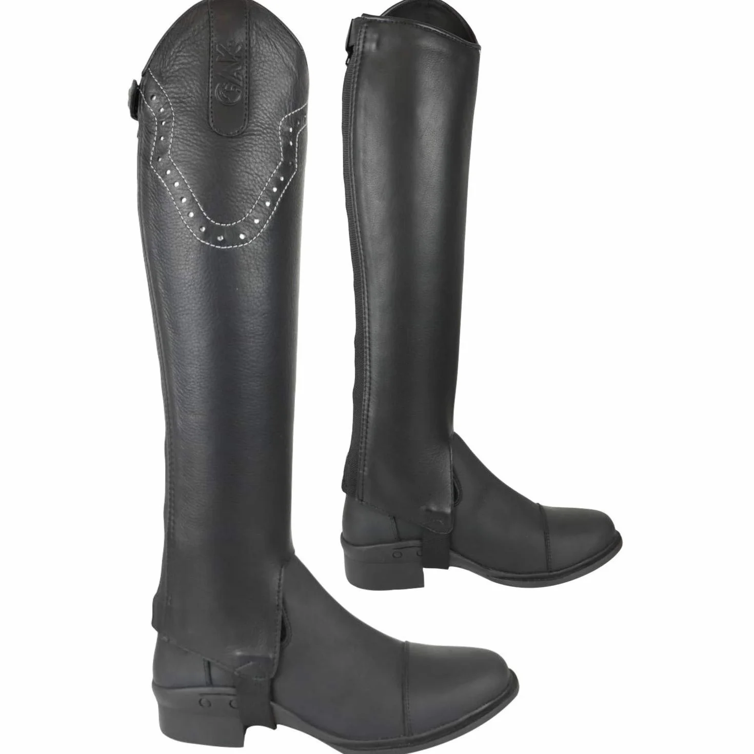 Ghetta morbida in pelle pieno fiore con fodera in micro camoscio