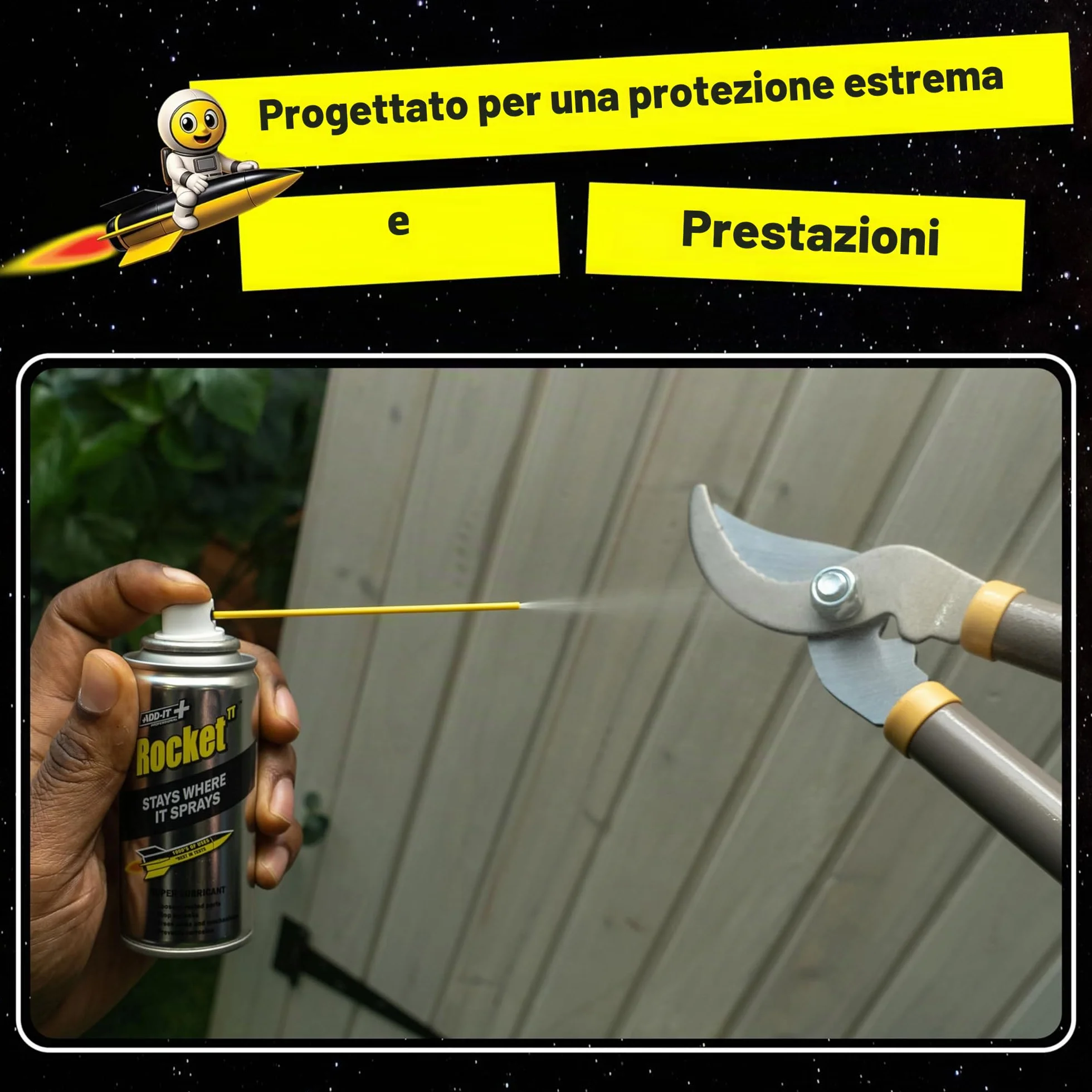 Rocket TT Tappo e cannuccia super lubrificante multiuso 100ml