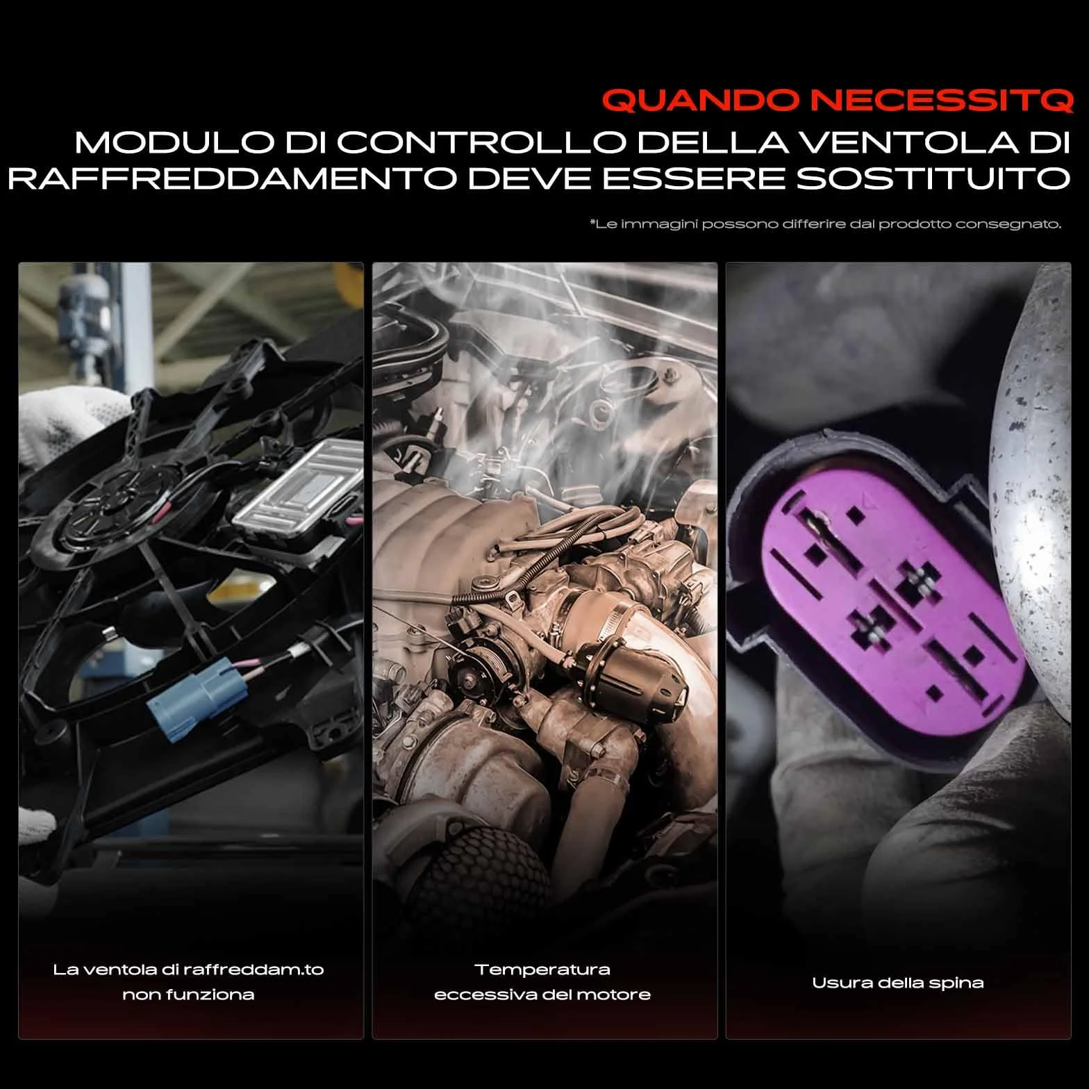 Frankberg Modulo di Controllo del Radiatore 4-Poli Compatibile con Focus III