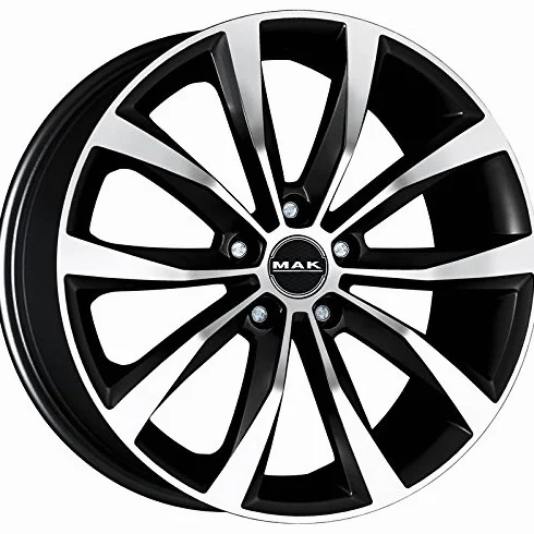 CERCHI IN LEGA MAK WOLF 7x17 5x98 ET41 BLACK MIRROR