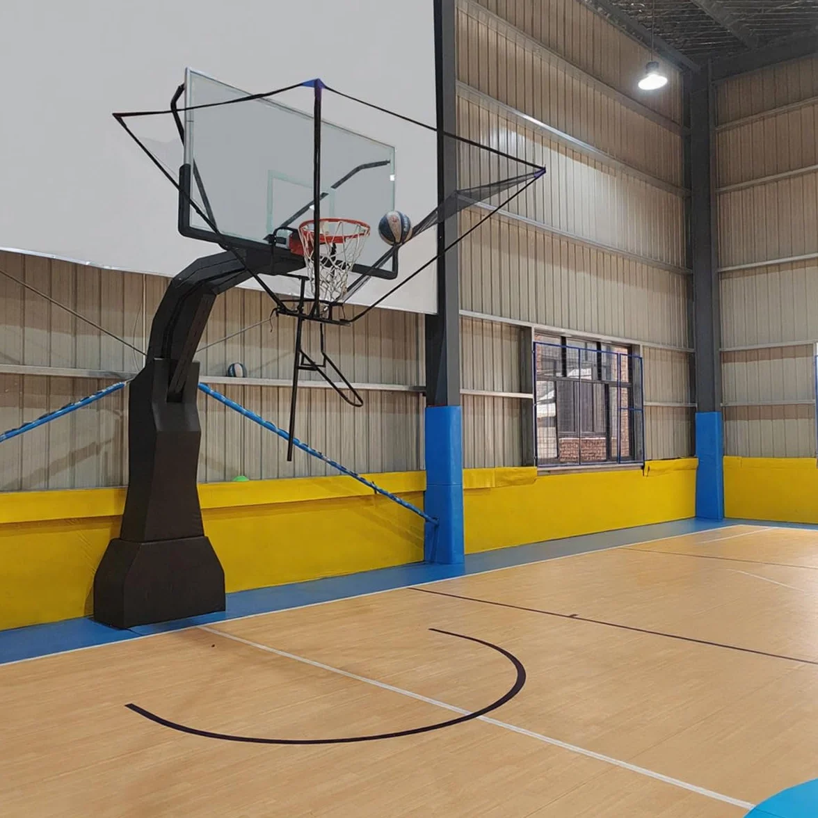 Trainer Lancio Basket con Sistema di Ritorno a Rete, Canale Giratorio 180°, Dispositivo Portatile