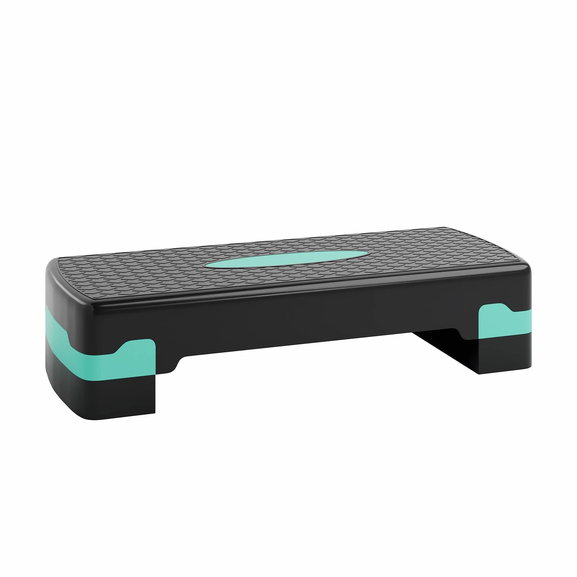 Ultrasport Step Fitness Aerobica Stepper Casa Antiscivolo Regolabile 2 Altezze Stepboard 68x28 cm Verde
