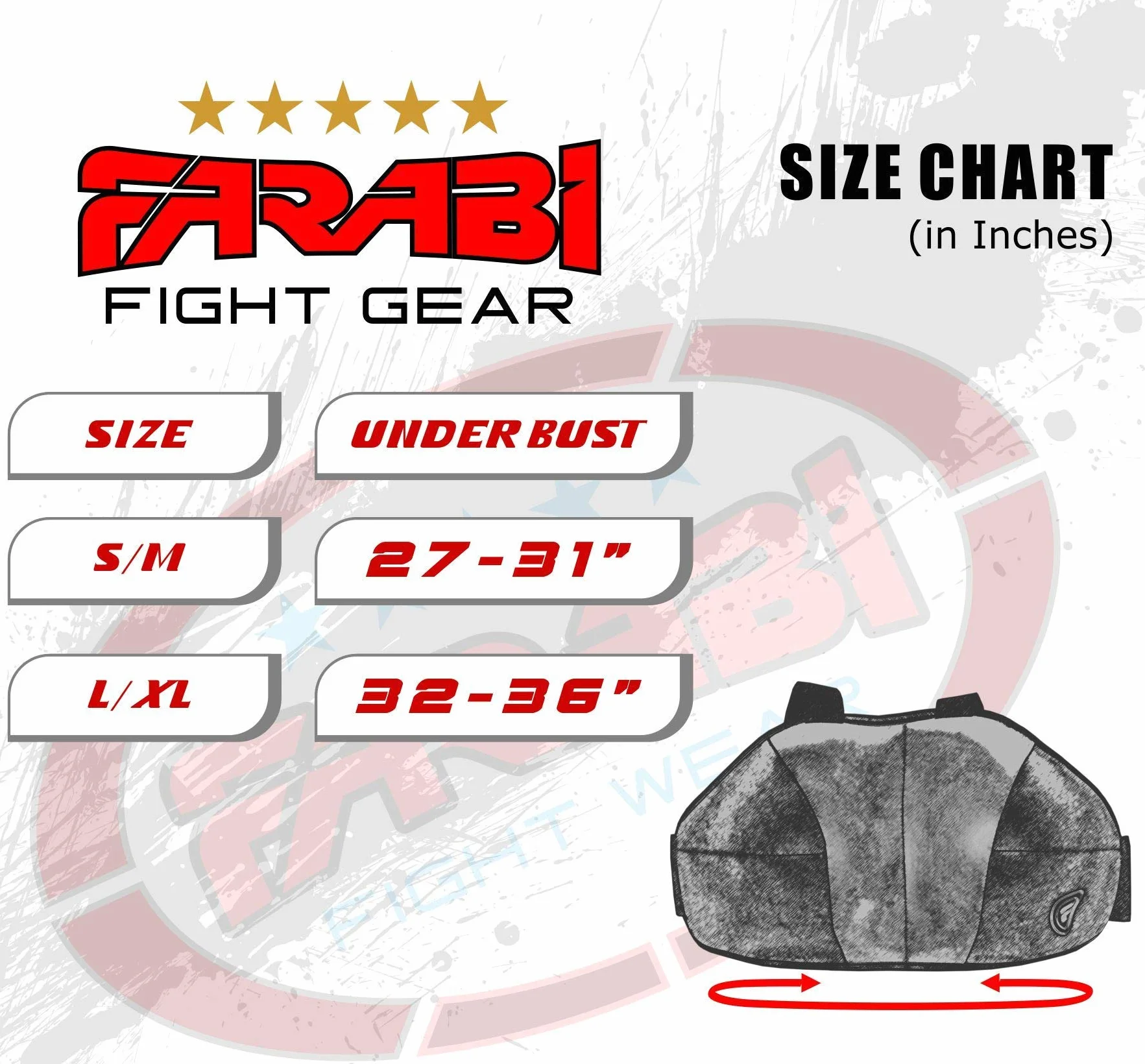 Farabi Sports Pettorale da Donna RGM Boxe MMA Muay Thai Protezioni Pettorali