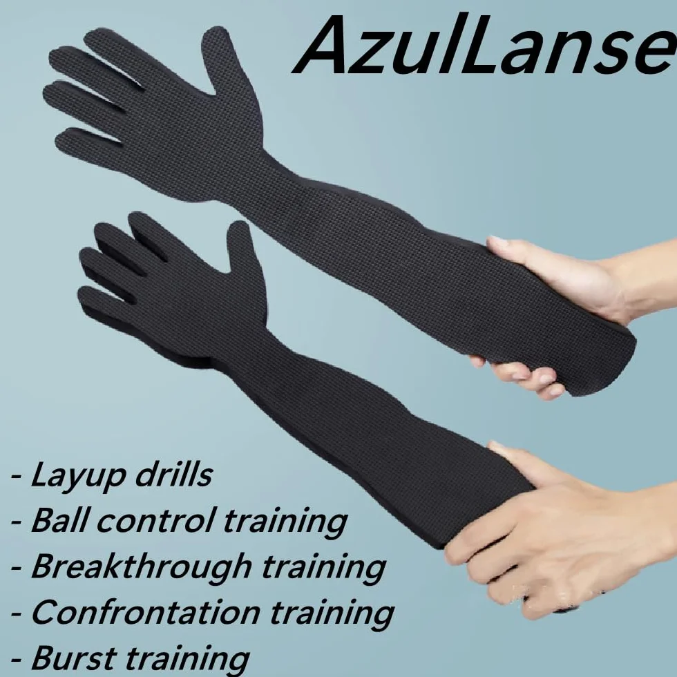 2 Pezzi Bastoni da Basket 43 cm Imbottiti Difesa Blocco Cuscinetti