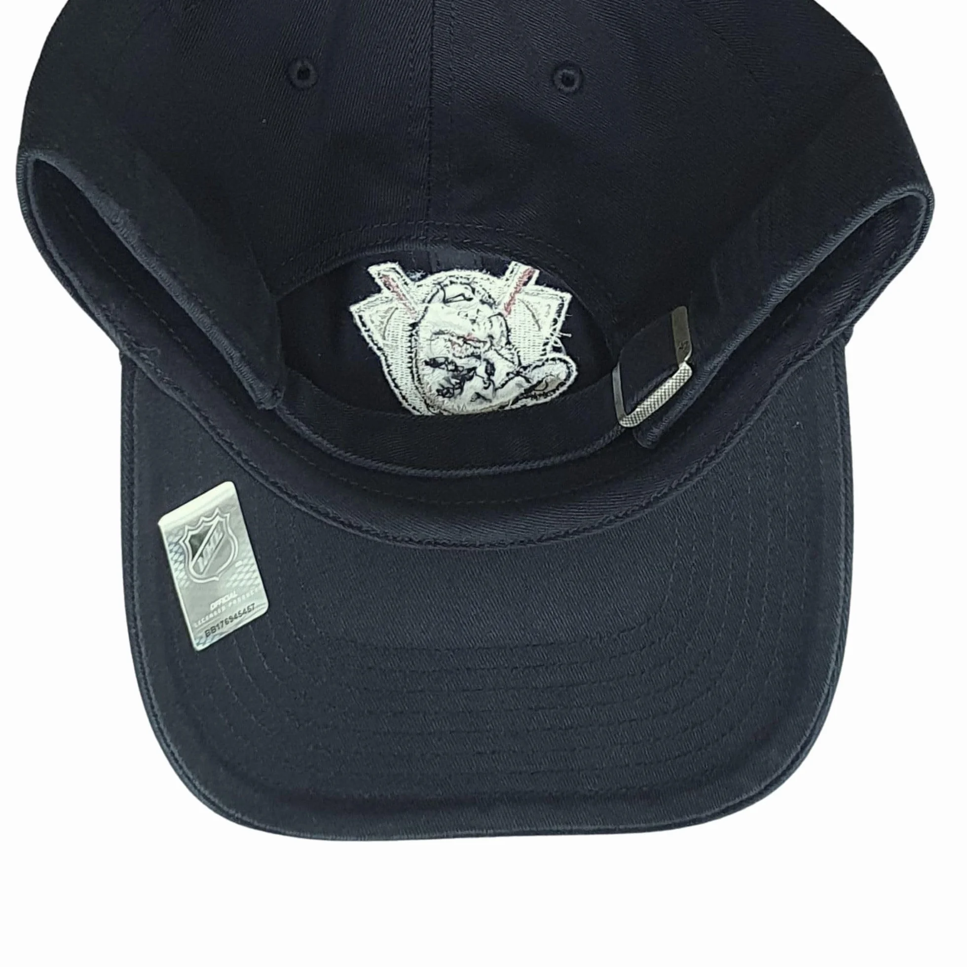 NHL Berretto Regolabile Cappellino Clean Up Hockey su Ghiaccio Logo Squadra Visiera Curva