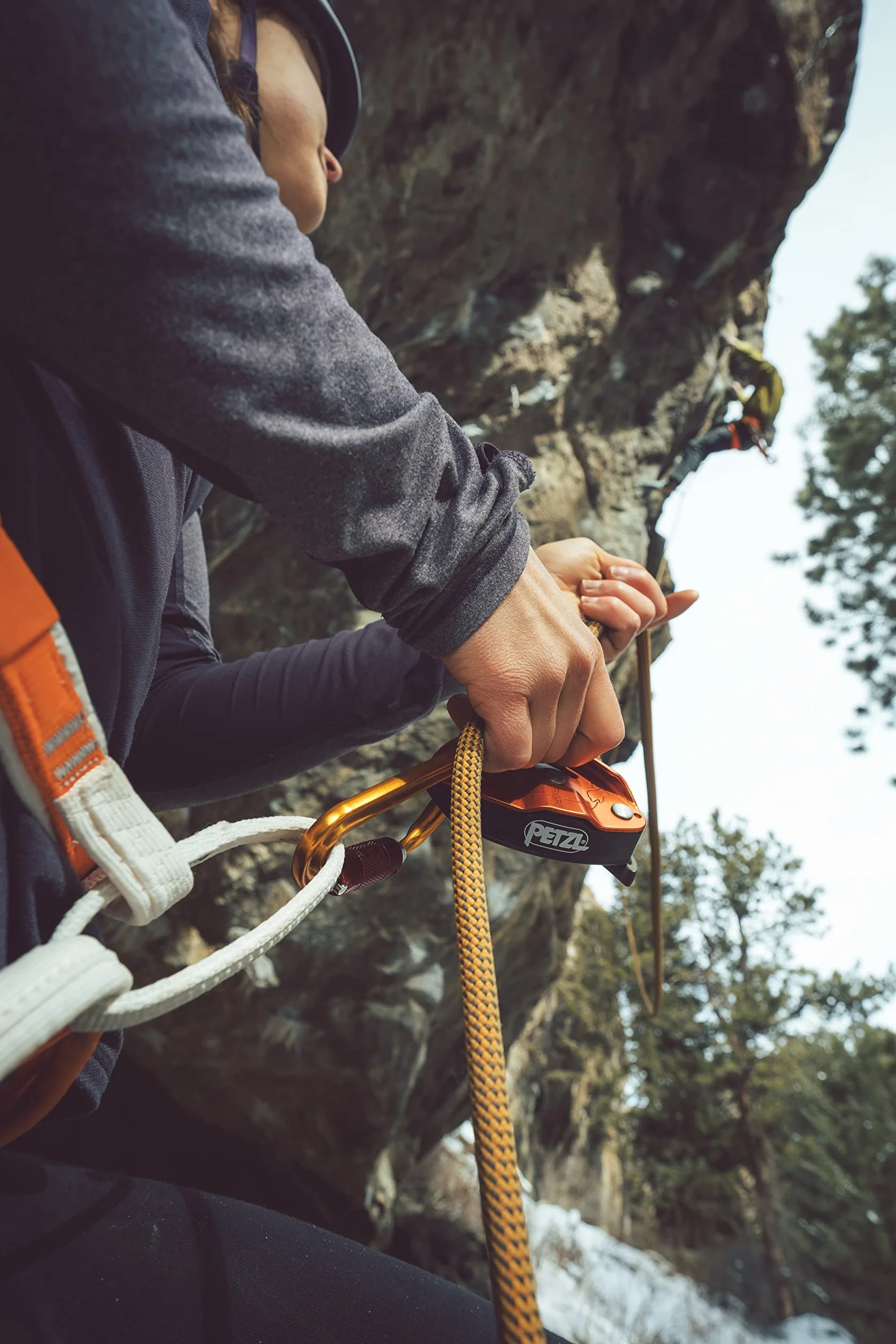 Petzl Grigri 2 Assicuratore con sistema frenante assistito per corde 9,4-10,3 mm