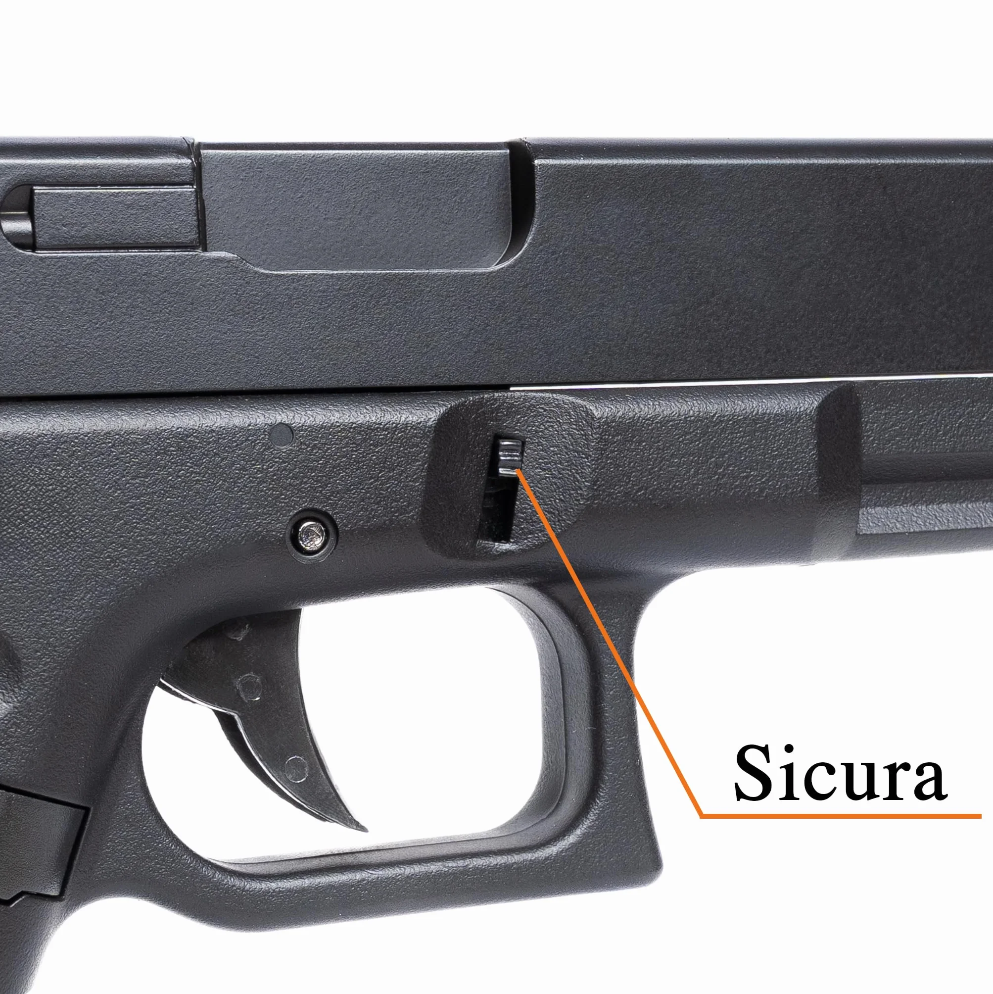 Pistola Softair Elettrica Glock 17 Replica Airsoft Polimeri 0,7 Joule 22x3x14 cm con Batteria 500 mah e Caricabatterie