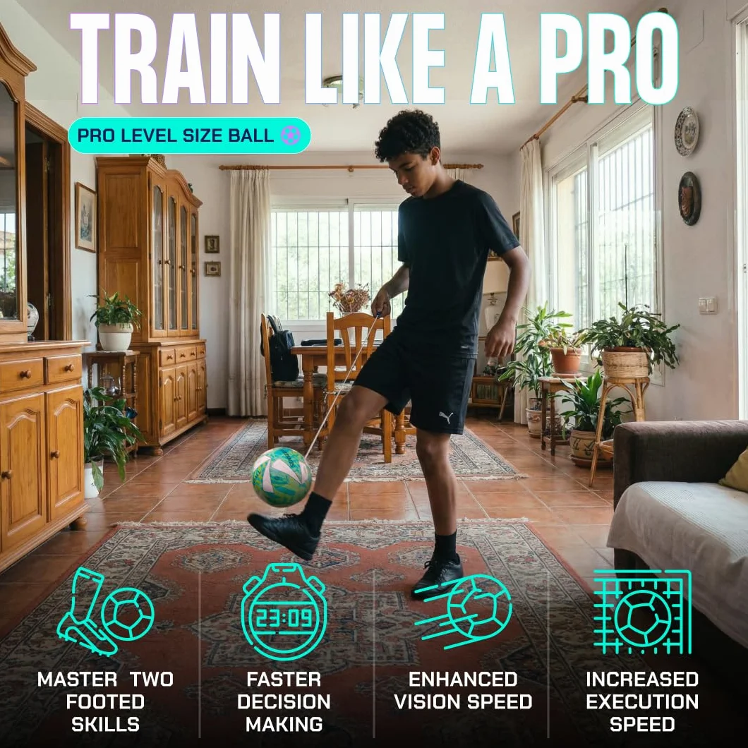 SenseBall Pallone da Calcio & App | Attrezzatura di Allenamento Giornaliero per Giocatori Avanzati | Migliora Abilità & Controllo con Programma di Coach Professionale 50+ Video
