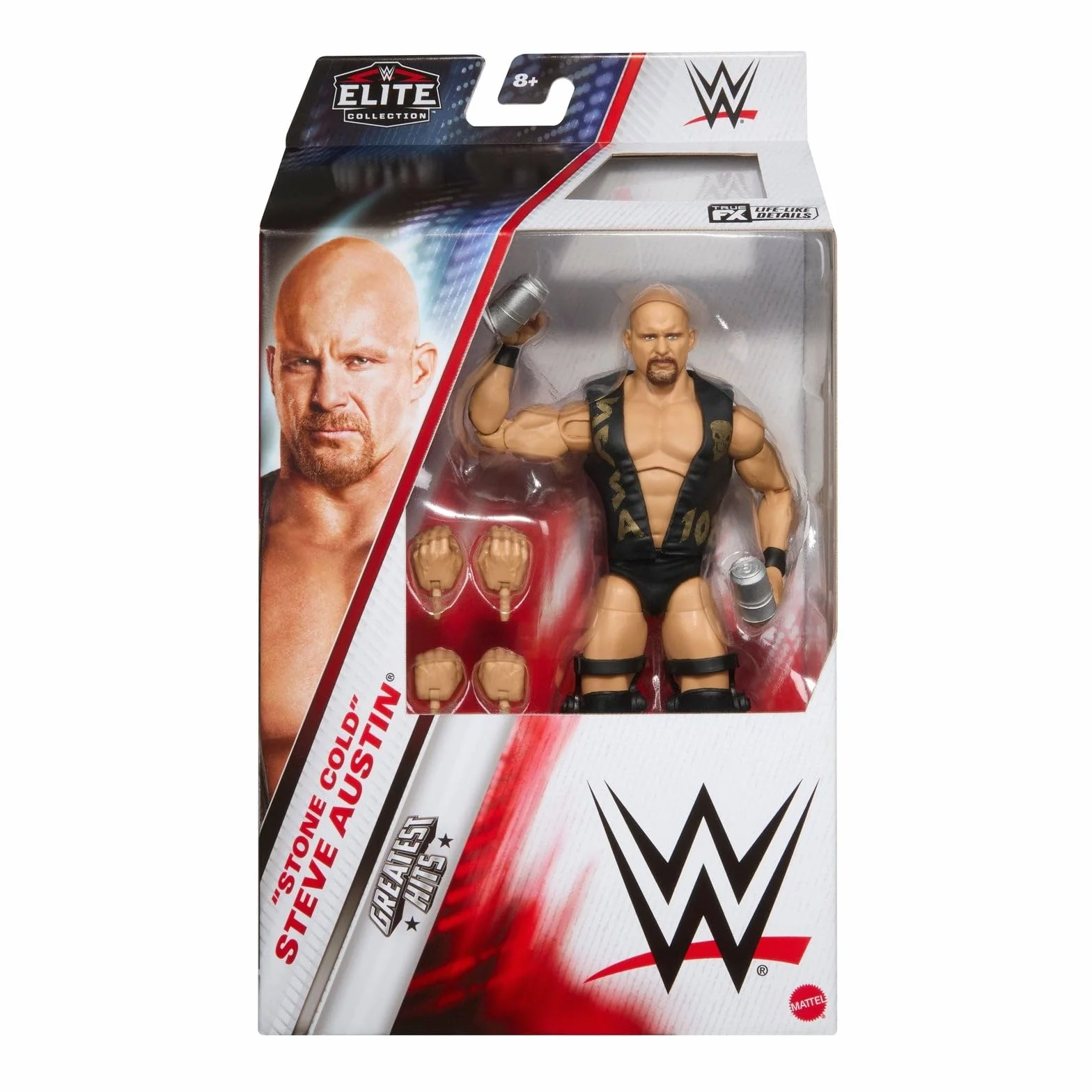 WWE Stone Cold Steve Austin Elite Greatest Hits 8 Action Figure