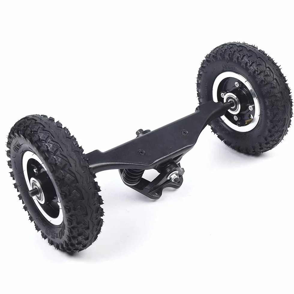 8 Pollici Skate Wheel Truck Combo Set con Supporto per Ruote, Skateboard Mountain Board Longboard