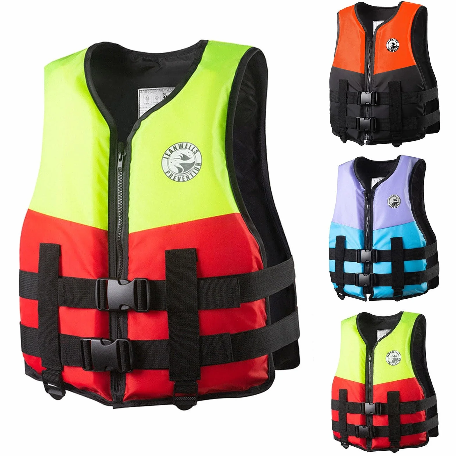 Schwimmweste für Erwachsene, verstellbare Auftriebsjacke, Wassersport, Kajak, Skifahren