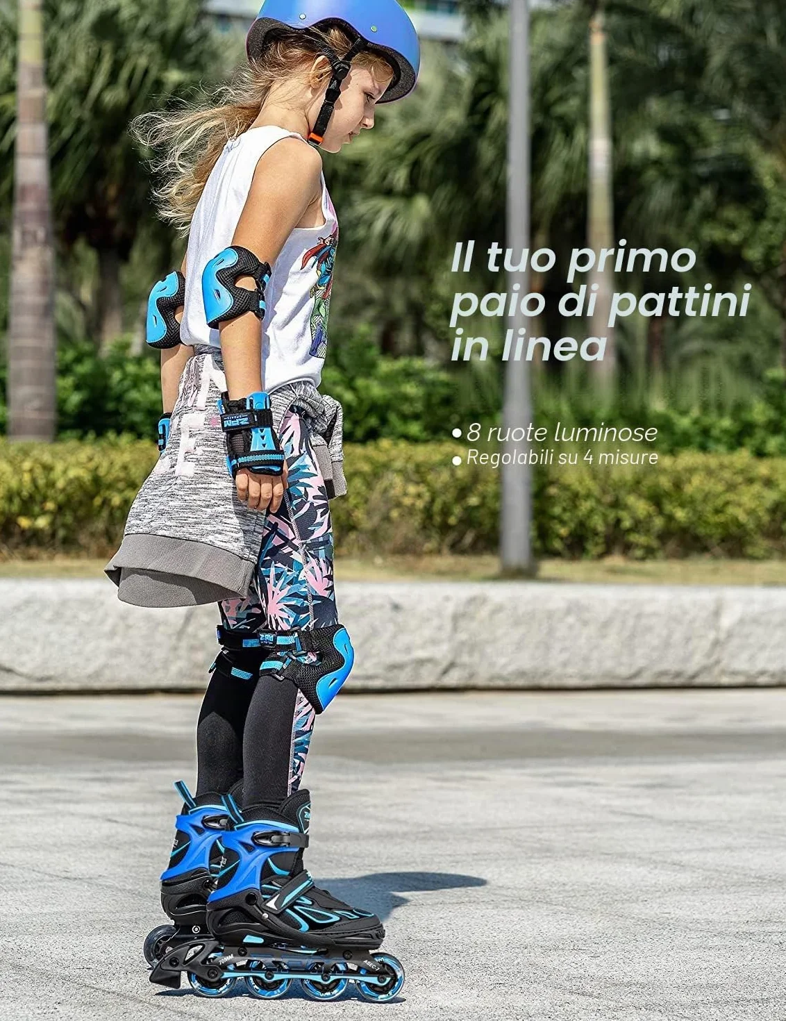Brice Pattini Inline Skates Regolabili per Bambini e Ragazzi