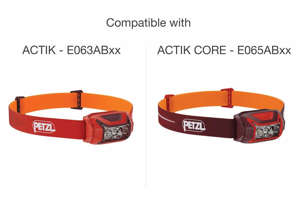 PETZL Fascia di ricambio per fari TIKKINA, Tikka, ACTIK - Nero
