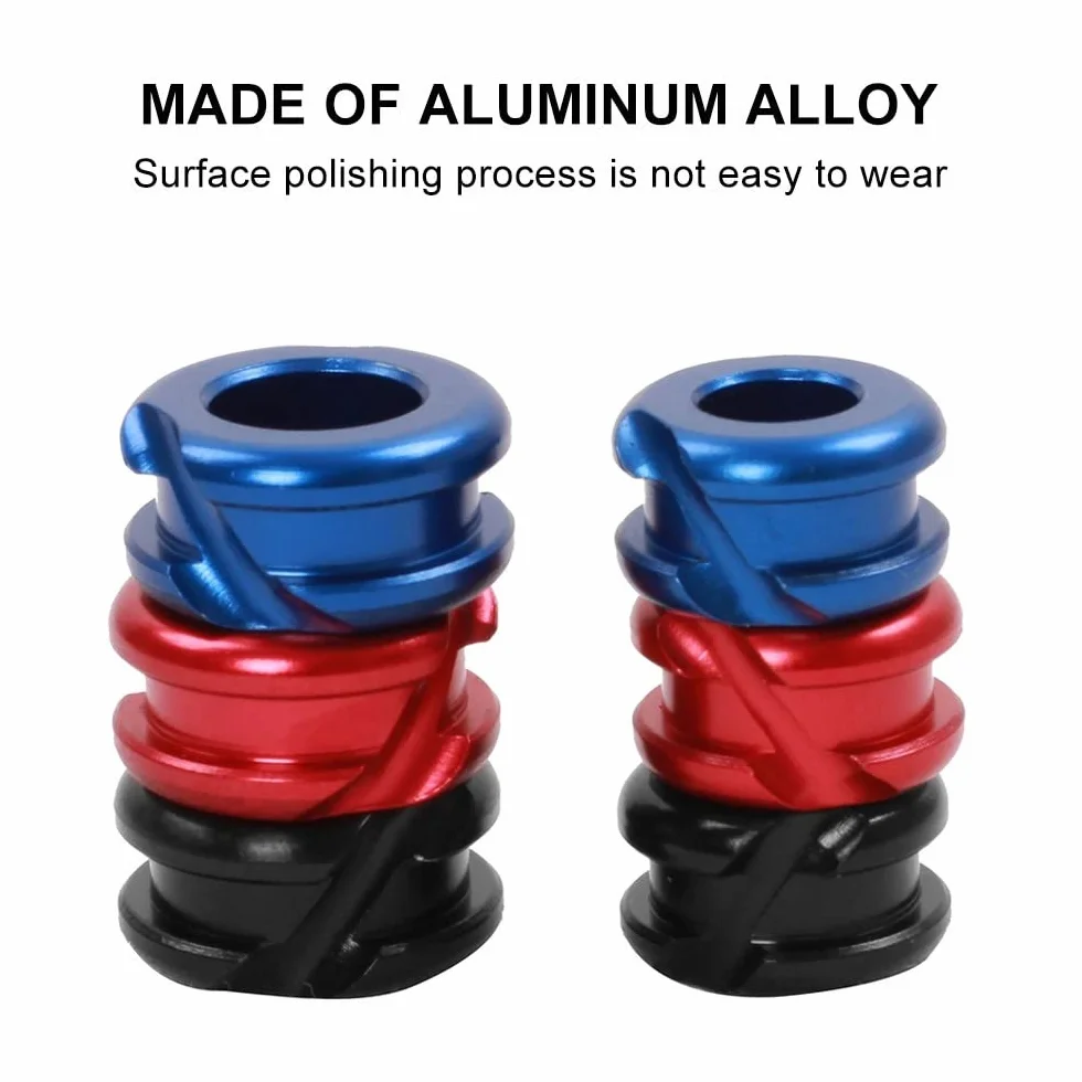 DONGKER 3Pcs Peep Sight 1/4 3/16 Tiro con L'Arco Tubo in Silicone per Arco Compound