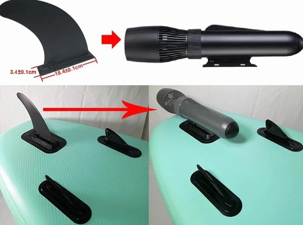 Motore per Paddle Board 500W Elica Brushless Batteria 10000mAh Telecomandato