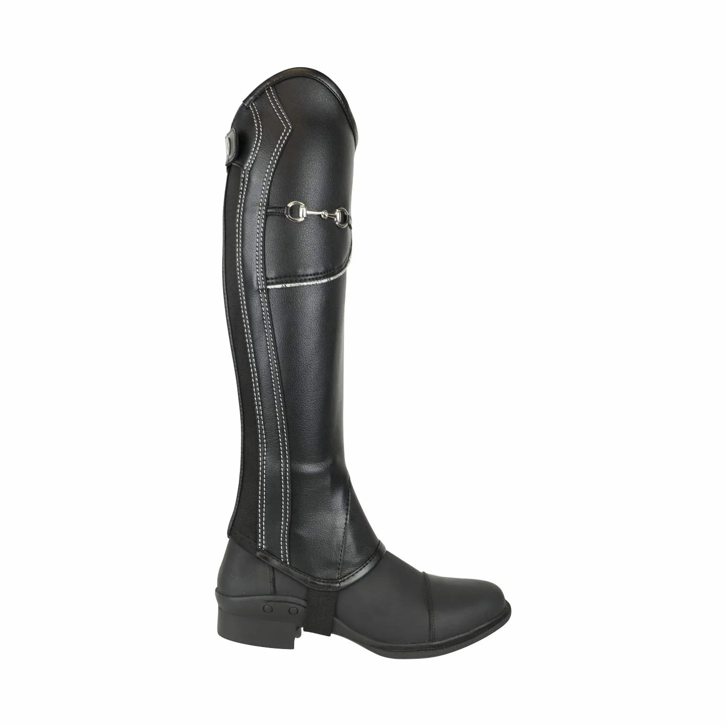 AK Bit Chain Horse Riding Half Chaps Mezza Cappotti with Additional Leather Protection AKRS-1864