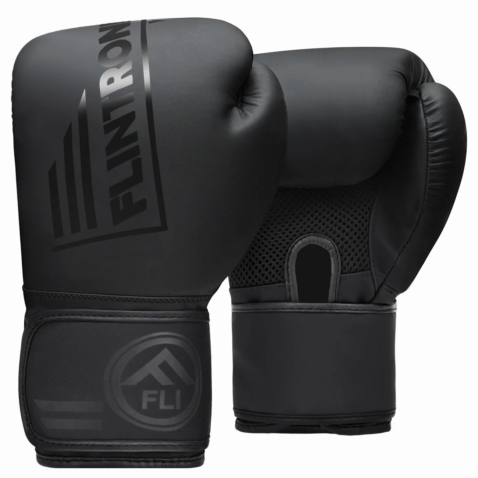 Flintronic Guantoni da Boxe in Pelle, Guantoni Boxe Unisex Adulto per Muay Thai, MMA e Allenamento