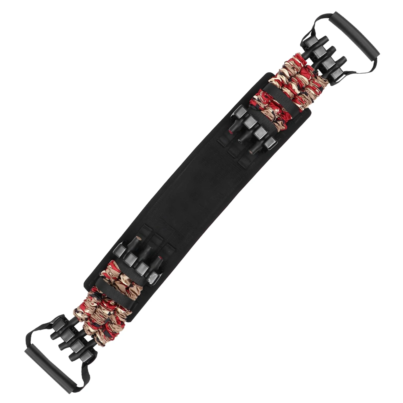 TOYANDONA Banda Elastica per Allenamento Pettorale Vita Imbottita, Espansore per Petto in Nailon Leggero per Fitness e Tonificazione Muscolare