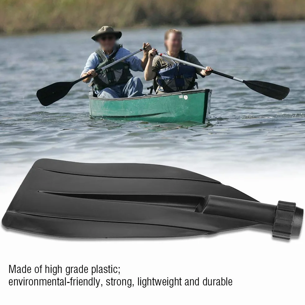 Pala per Pagaia per Canoa Kayak 1 Paio di Lame di Ricambio Durevoli Nero Accessori Barche a Remi