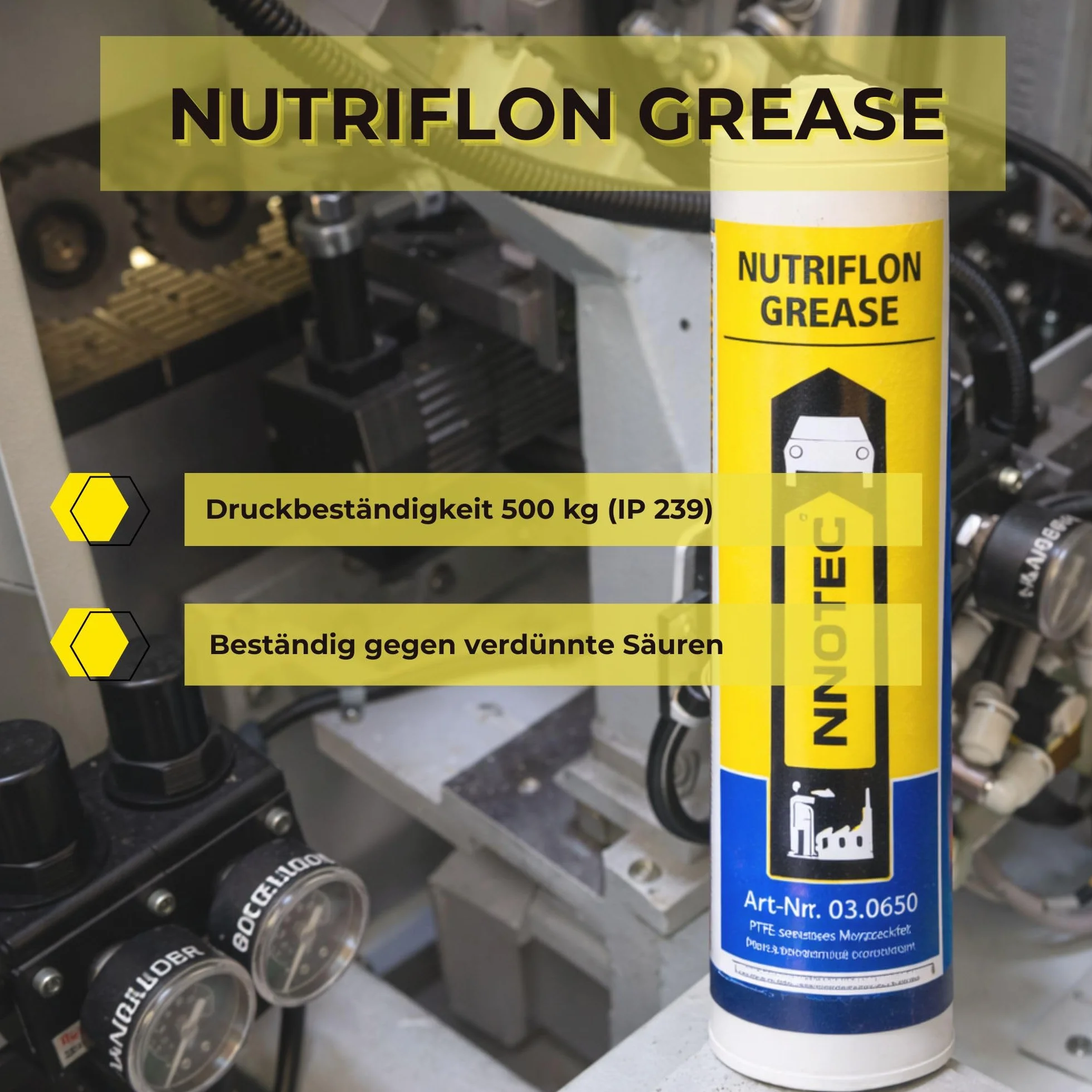 INNOTEC Nutriflon Grasso Alimentare NSF-H1 400 g Anticorrosione Resistente Acqua