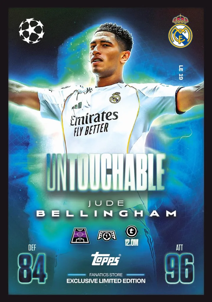 Topps UCC Match Attax Extra 2026 Mega Tin Blitzballers 48 kart 3 karty Blitzballers LE