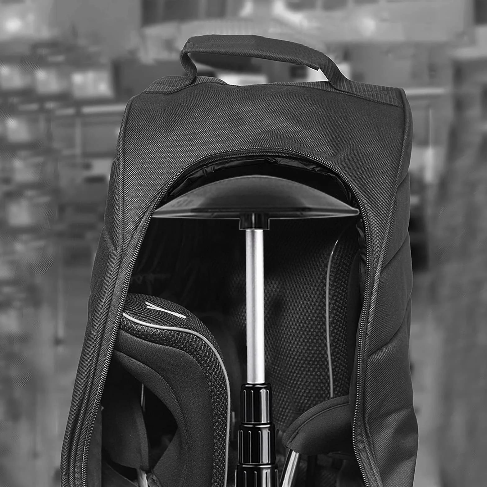 OUUTMEE Palo da viaggio in alluminio per golf esagonale resistente agli urti copertura flessibile